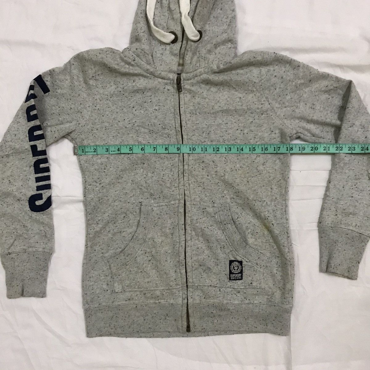 Japanese Brand × Superdry SUPERDRY - EMBROIDERED LOGO ZIPPER HOODIES Size US XS / EU 42 / 0 - 13 Thumbnail