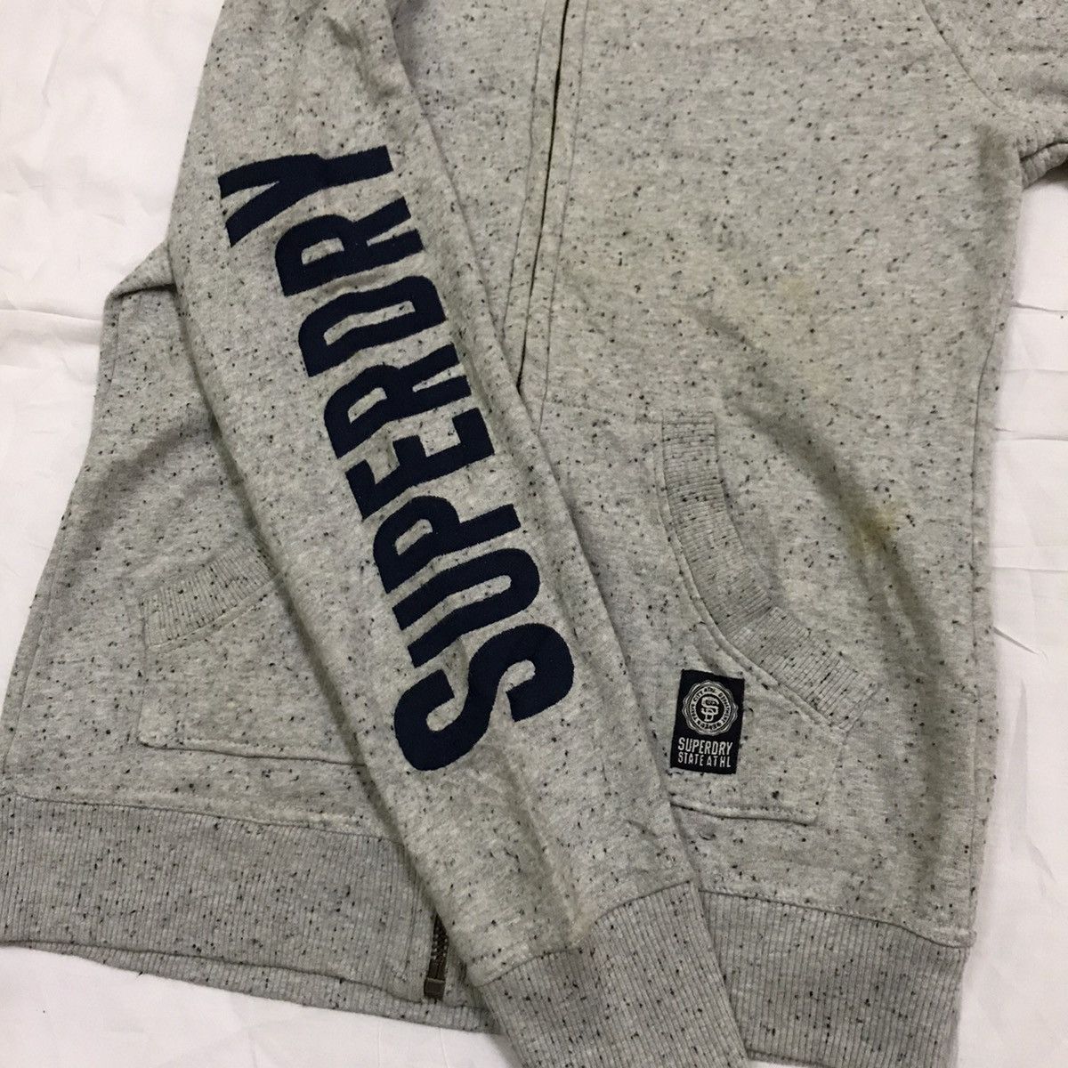 Japanese Brand × Superdry SUPERDRY - EMBROIDERED LOGO ZIPPER HOODIES Size US XS / EU 42 / 0 - 10 Thumbnail