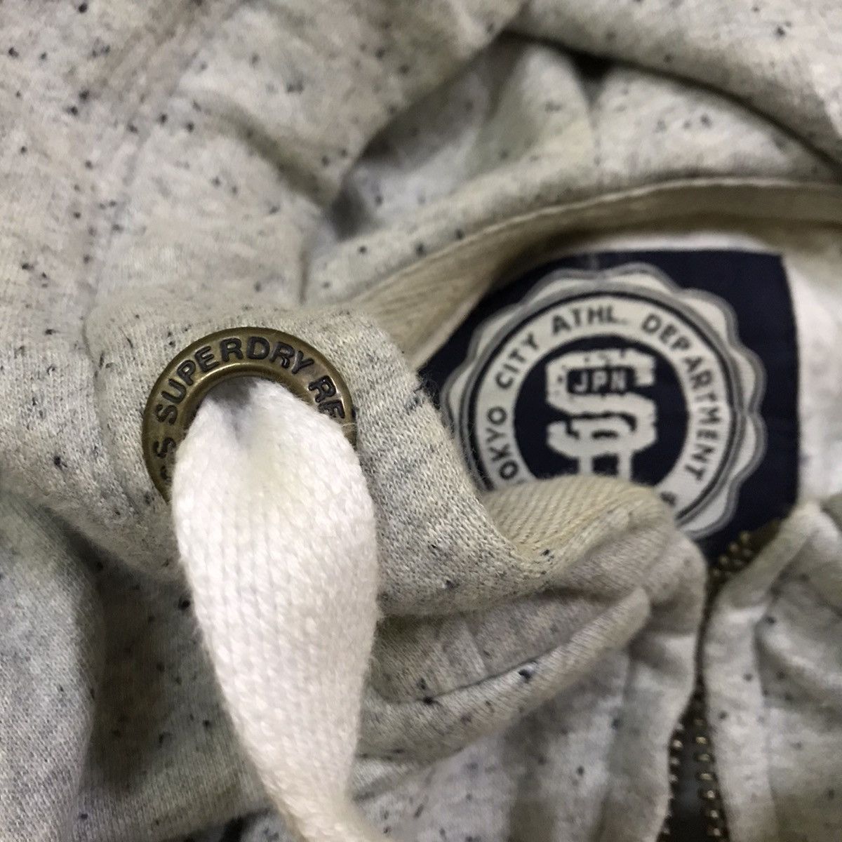 Japanese Brand × Superdry SUPERDRY - EMBROIDERED LOGO ZIPPER HOODIES Size US XS / EU 42 / 0 - 12 Thumbnail