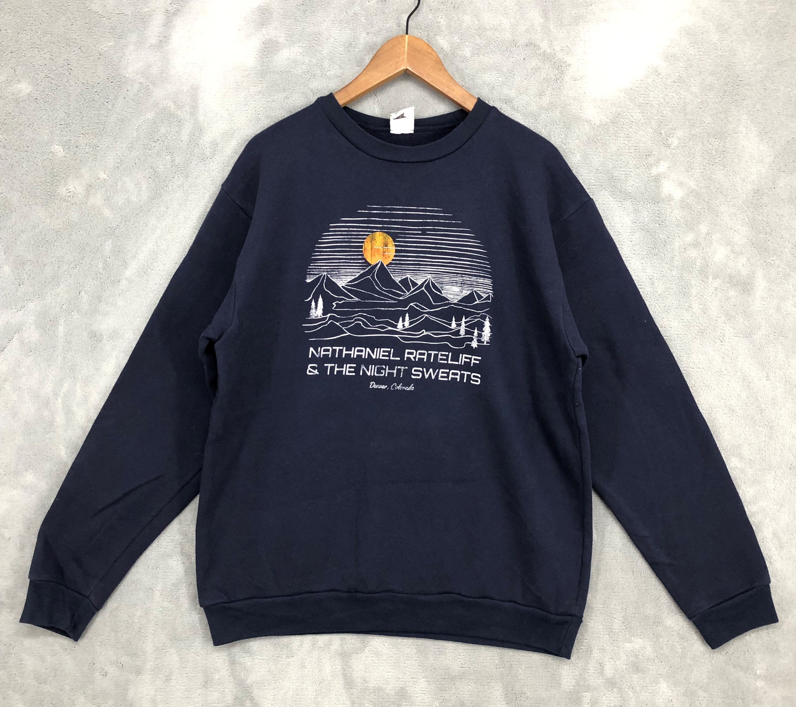 Band Tees × Vintage nathaniel rateliff & the night Singer Sweatshirt Size US M / EU 48-50 / 2 - 1 Thumbnail
