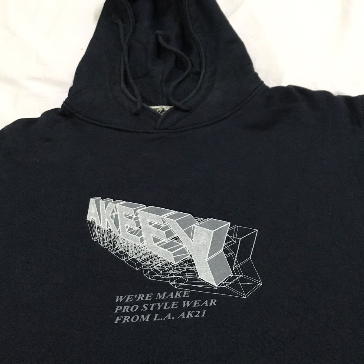 AKEEY pRo style wear block logo hoodie