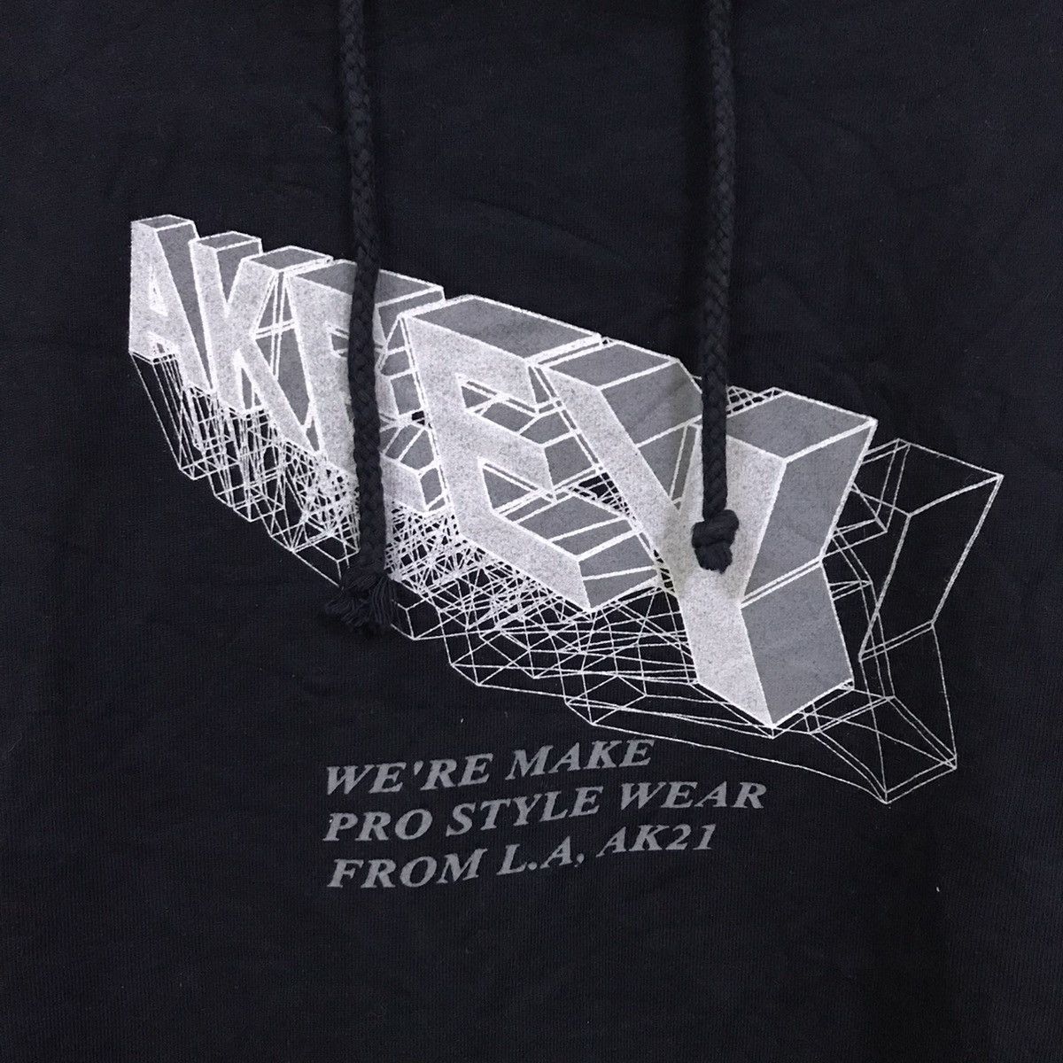 AKEEY pRo style wear block logo hoodie