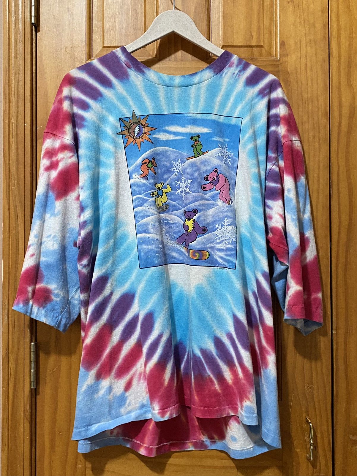 Grateful Dead Vintage Grateful Dead Snowboarding tee Size US XL / EU 56 / 4 - 4 Thumbnail