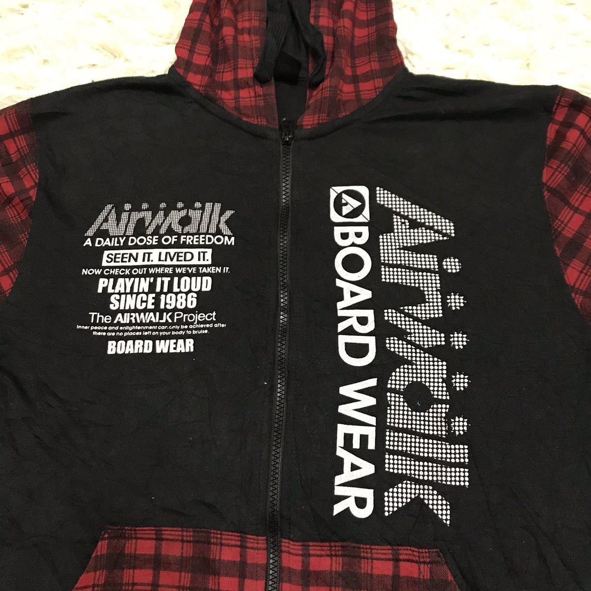Airwalk × Japanese Brand Airwalk boardwear over writing hoodie Size US S / EU 44-46 / 1 - 6 Thumbnail
