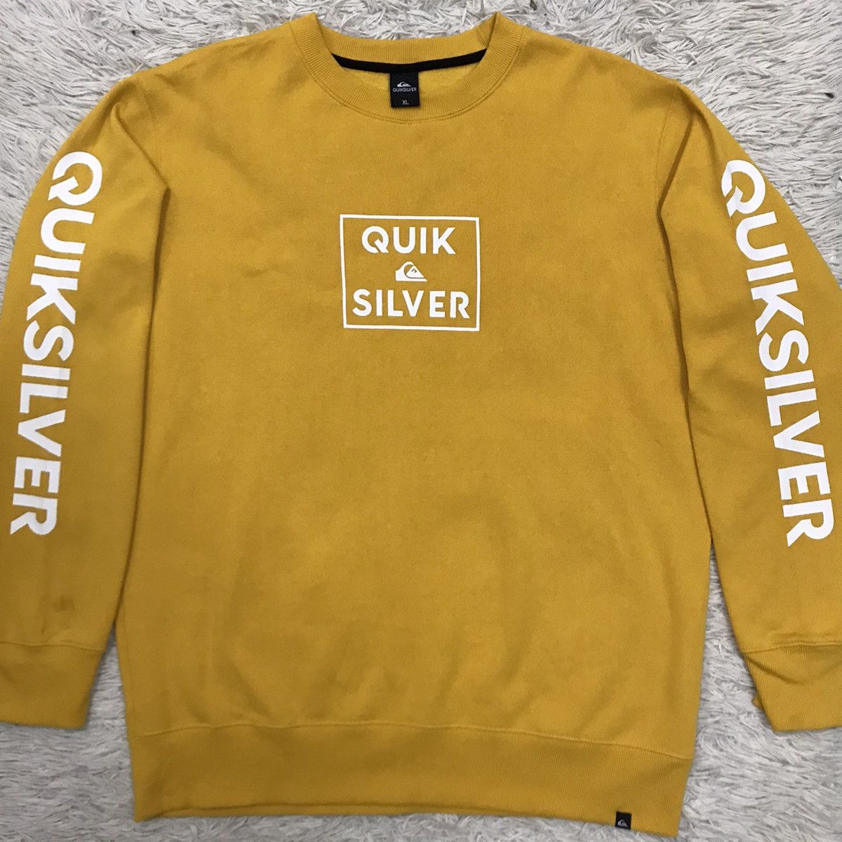 Quiksilver Quiksilver boxlogo surfing sweatshirt Size US XL / EU 56 / 4 - 7 Thumbnail
