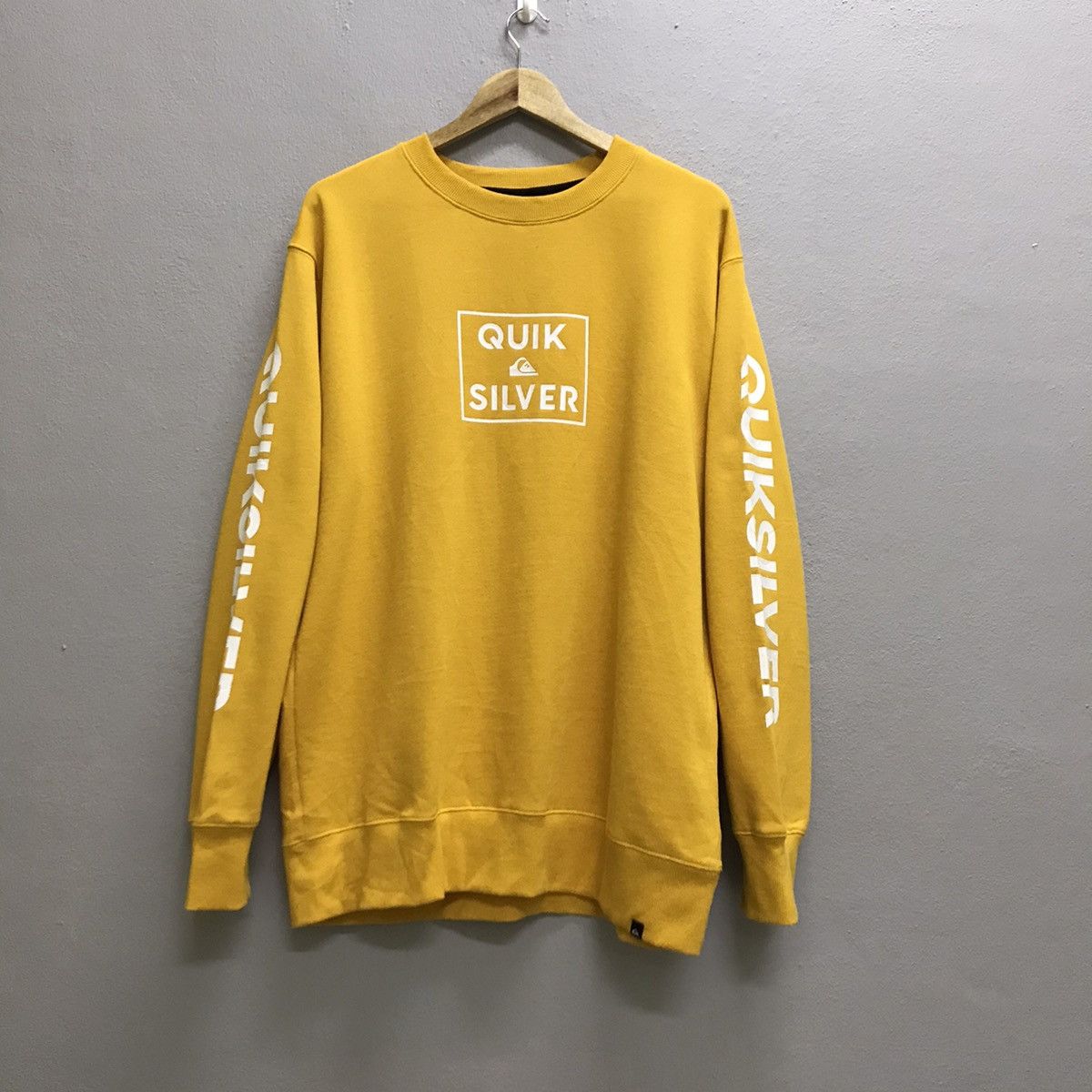 Quiksilver Quiksilver boxlogo surfing sweatshirt Size US XL / EU 56 / 4 - 6 Thumbnail