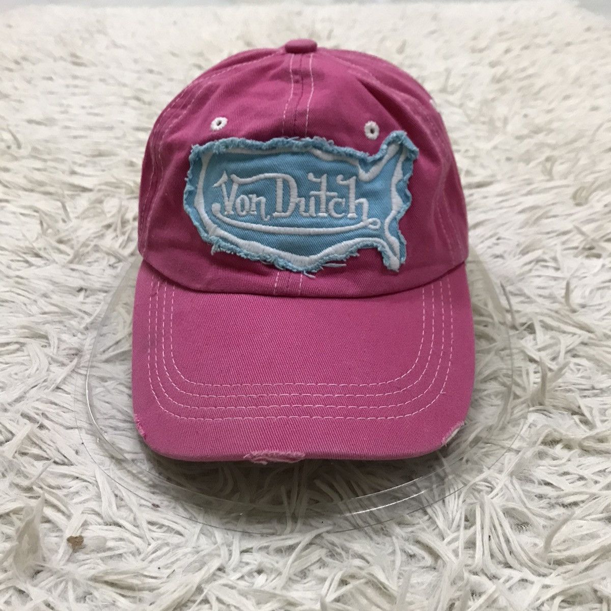 Von Dutch Von Dutch Patches Rhinestone Cap Washed Black main image 0