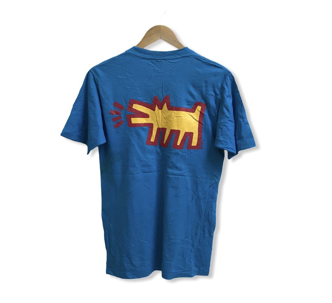 Keith Haring VINTAGE 90s KEITH HAIRING BIGLOGO T-shirt Size US S / EU 44-46 / 1 - 5 Thumbnail