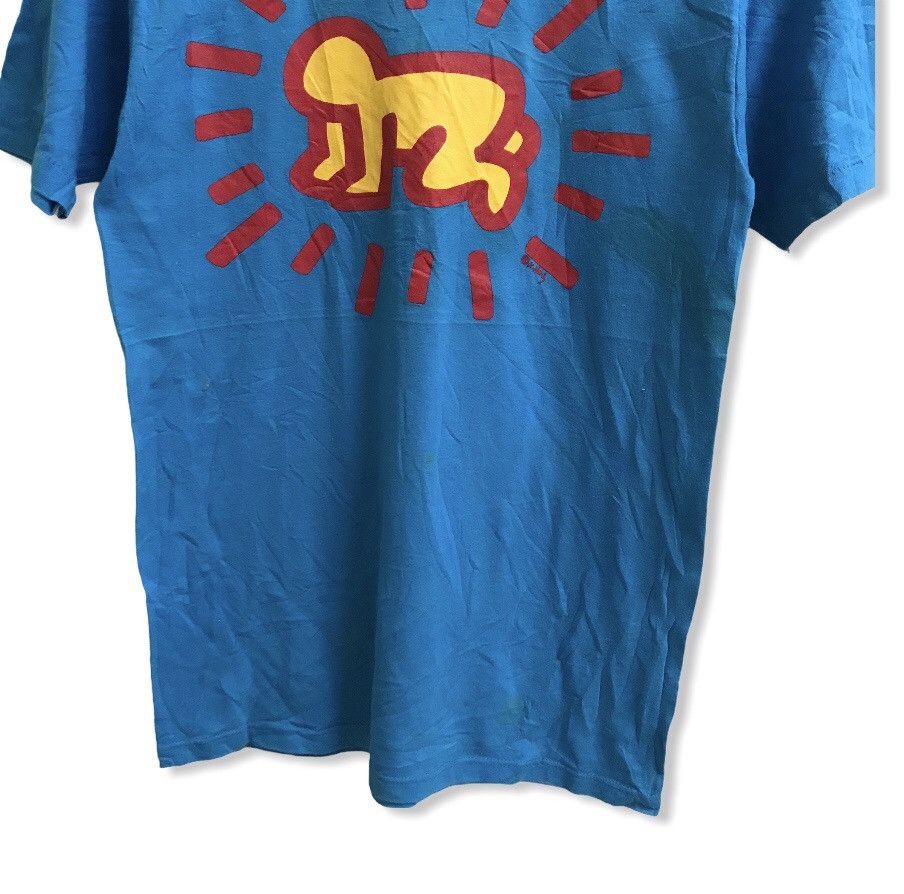 Keith Haring VINTAGE 90s KEITH HAIRING BIGLOGO T-shirt Size US S / EU 44-46 / 1 - 4 Thumbnail
