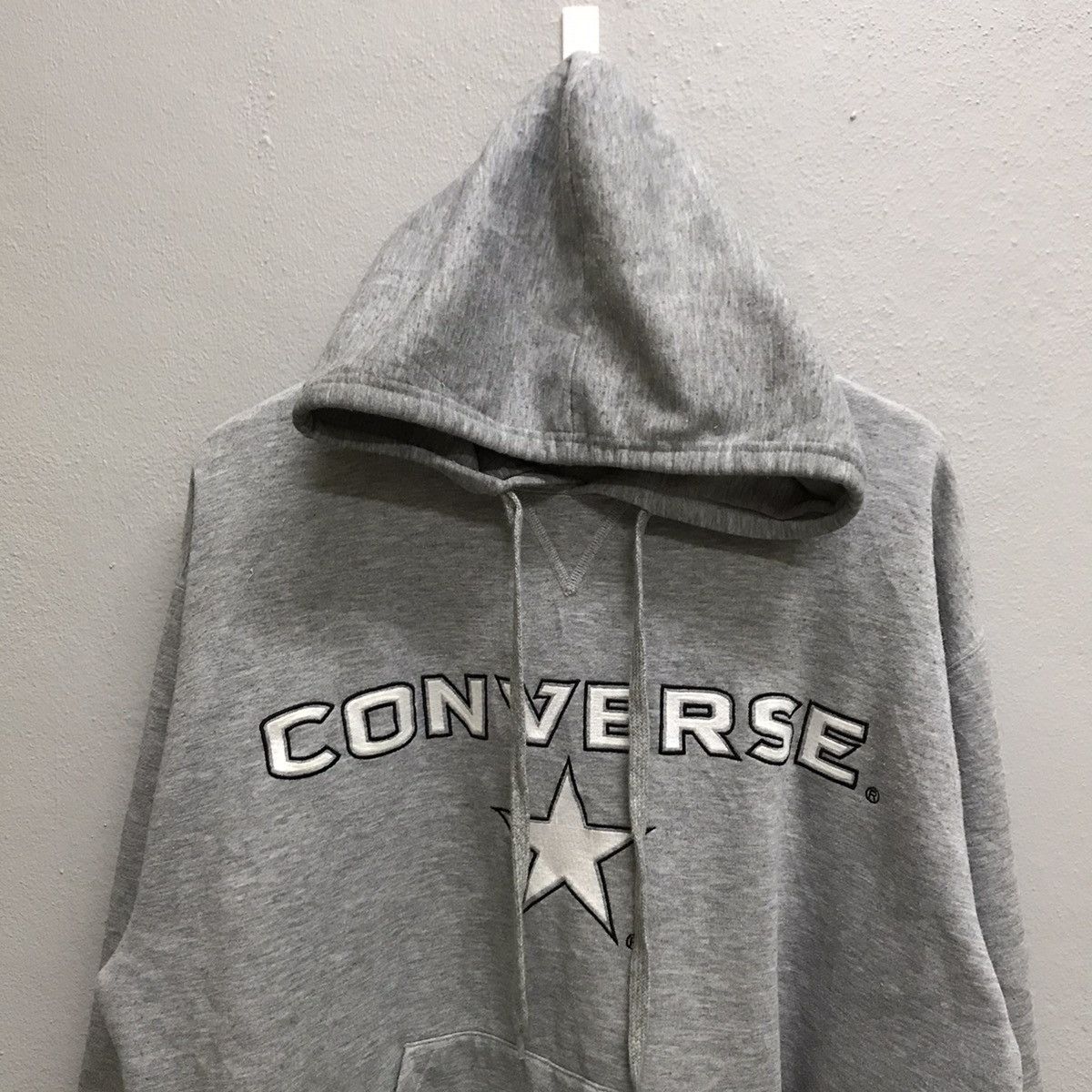 Converse Vintage 90s Converse All star biglogo pullover hoodie Size US XL / EU 56 / 4 - 4 Thumbnail