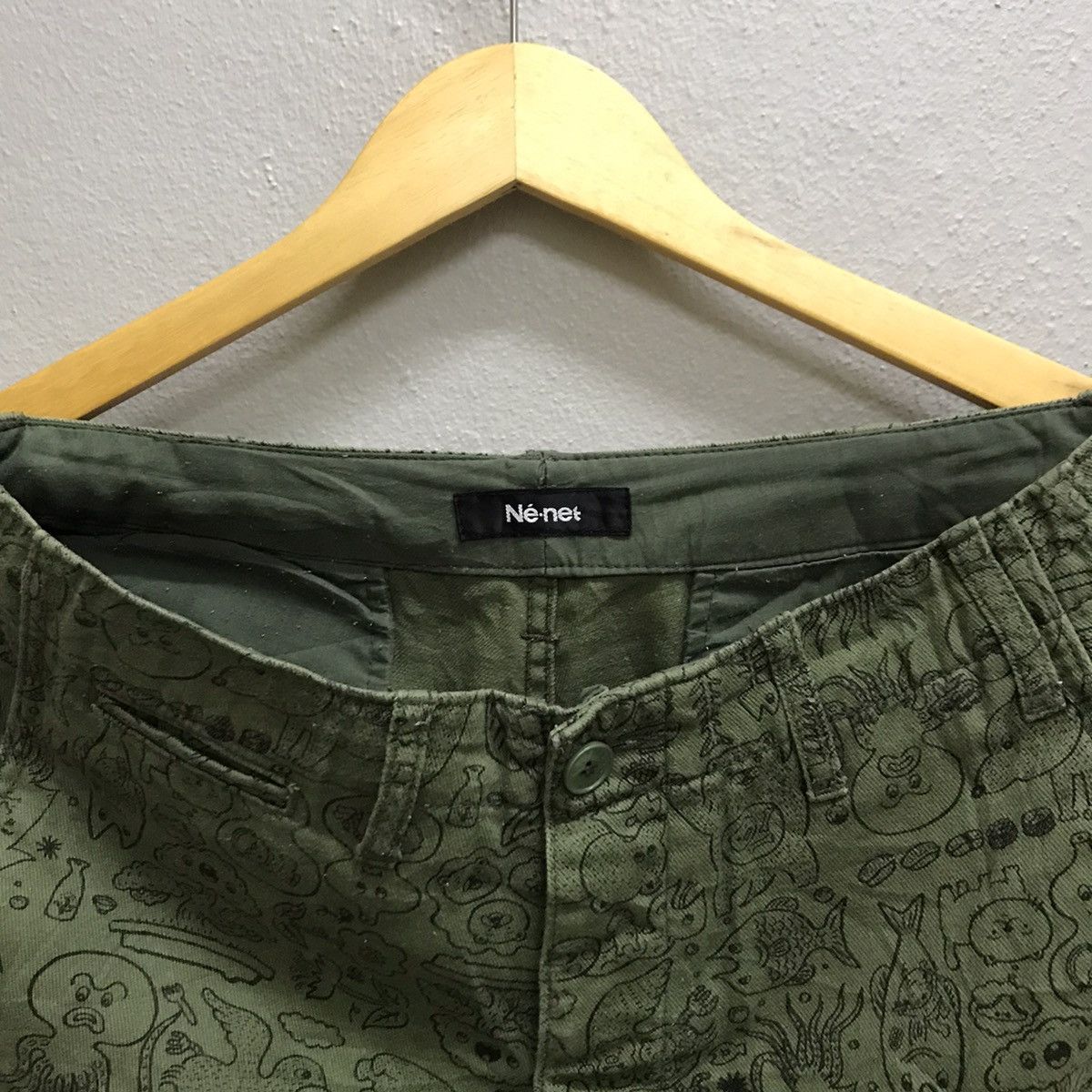 Issey Miyake Vintage Ne-Net Alloverprint Cropped Pants Size US 30 / EU 46 - 5 Thumbnail