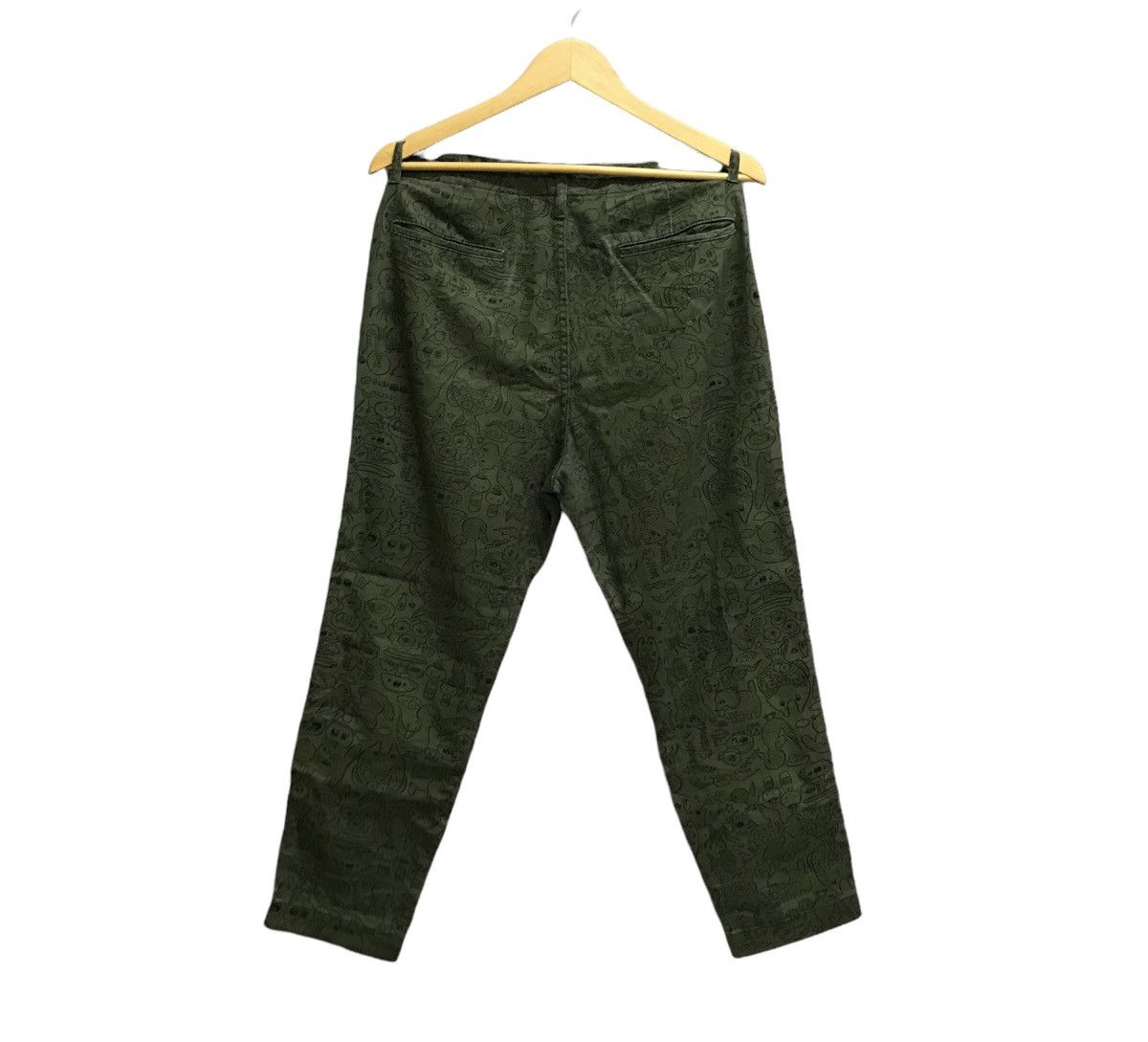 Issey Miyake Vintage Ne-Net Alloverprint Cropped Pants Size US 30 / EU 46 - 2 Thumbnail