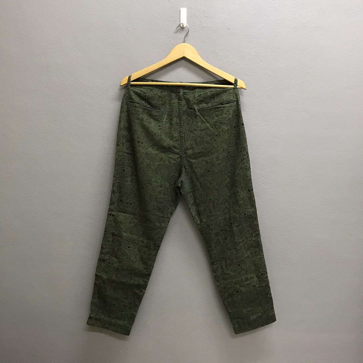 Issey Miyake Vintage Ne-Net Alloverprint Cropped Pants Size US 30 / EU 46 - 6 Thumbnail