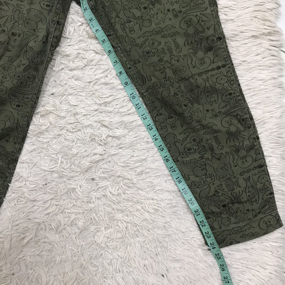 Issey Miyake Vintage Ne-Net Alloverprint Cropped Pants Size US 30 / EU 46 - 19 Thumbnail