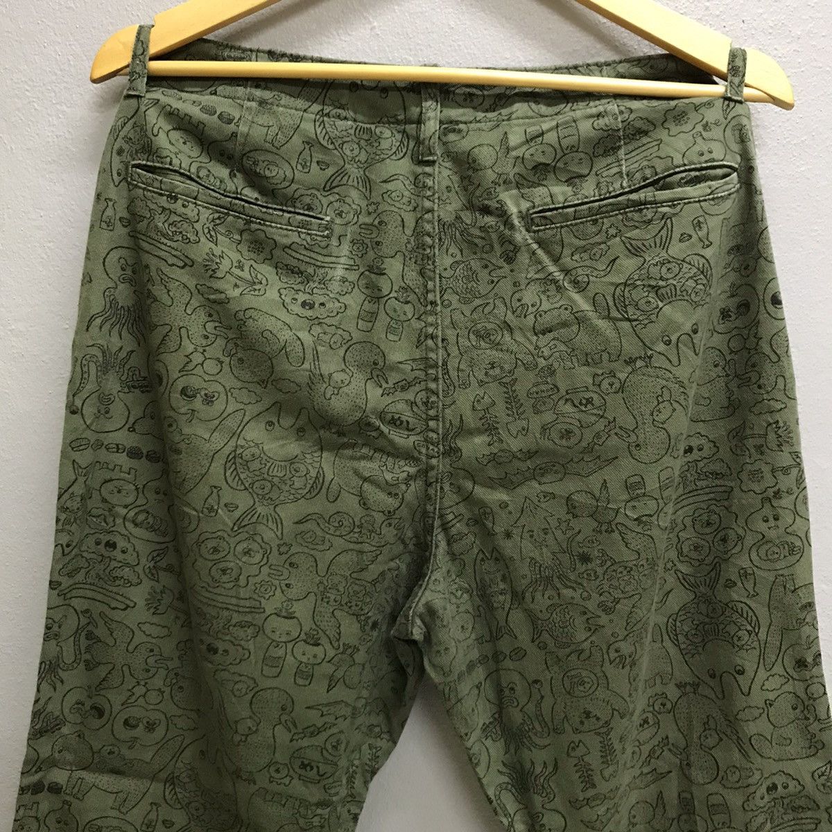 Issey Miyake Vintage Ne-Net Alloverprint Cropped Pants Size US 30 / EU 46 - 7 Thumbnail