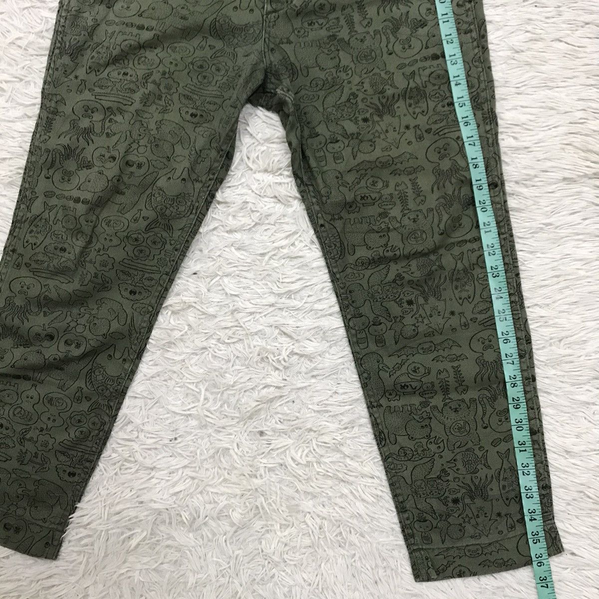 Issey Miyake Vintage Ne-Net Alloverprint Cropped Pants Size US 30 / EU 46 - 18 Thumbnail