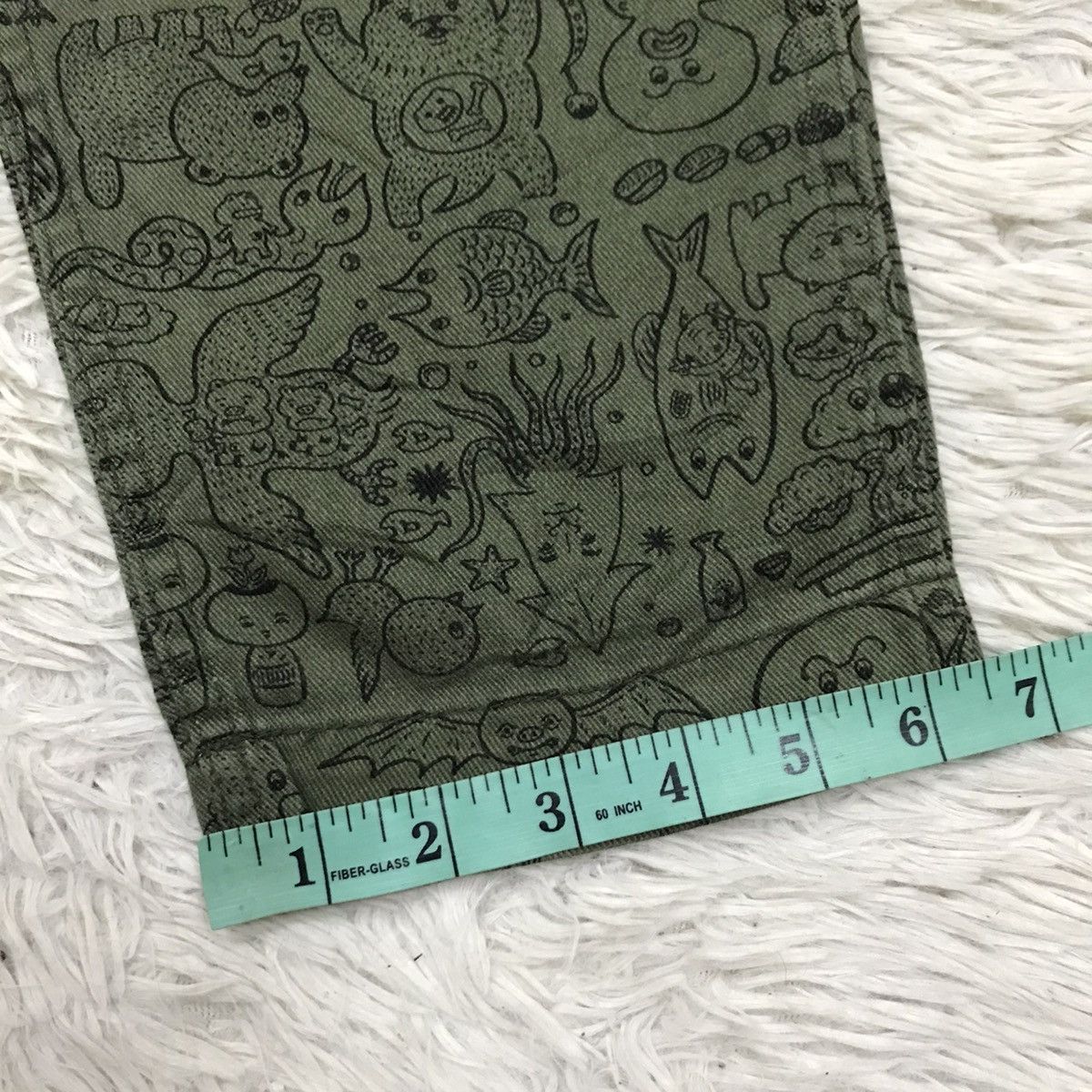 Issey Miyake Vintage Ne-Net Alloverprint Cropped Pants Size US 30 / EU 46 - 17 Thumbnail