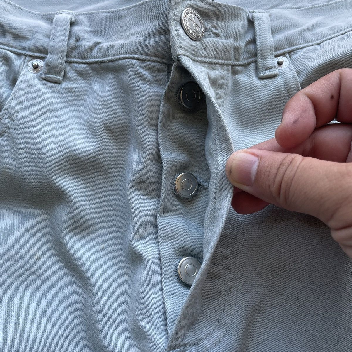 A.P.C. W30x27🔥 Vintage A.P.C Faded Trousers Casual Pants 5 Pocket Size US 30 / EU 46 - 9 Thumbnail