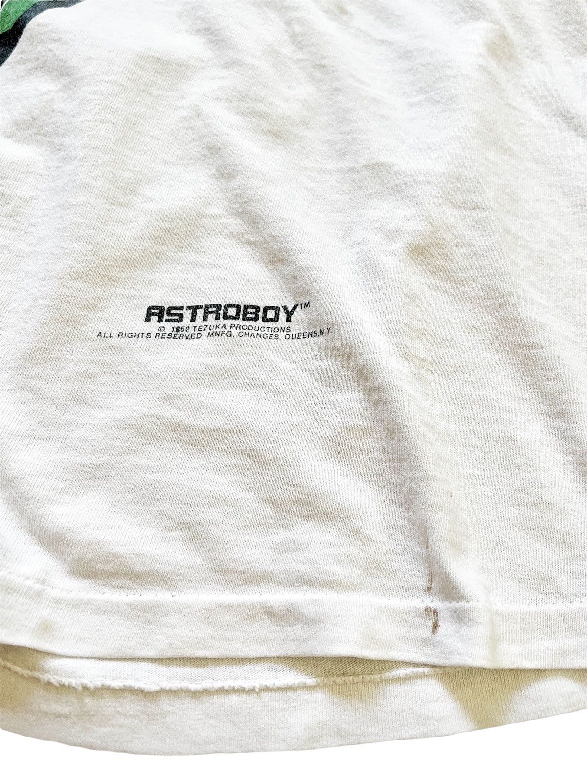 Vintage Vintage 1990’s Astro Boy Distressed Shirt Size US XL / EU 56 / 4 - 6 Thumbnail