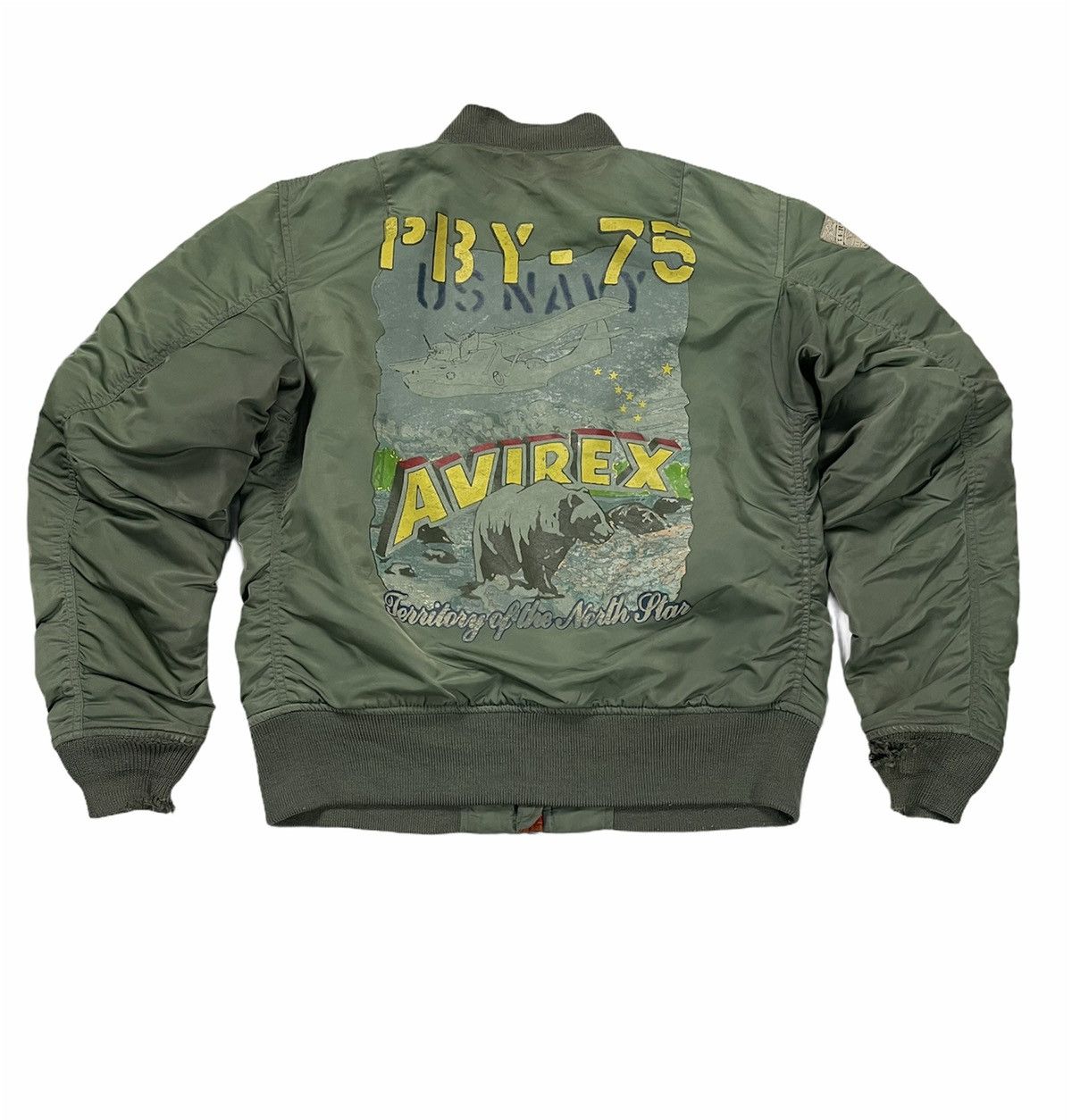 Avirex Flight jacket avirex MA-1 with print us navy Size US M / EU 48-50 / 2 - 1 Thumbnail