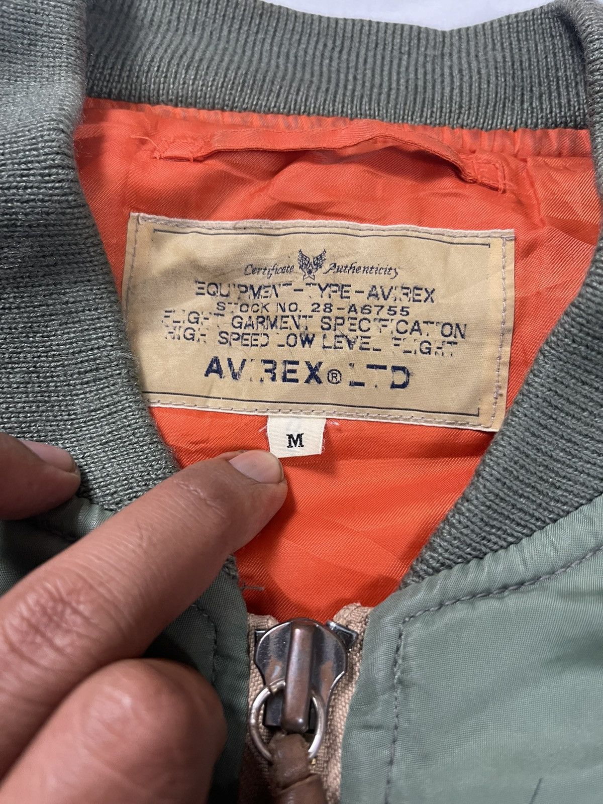 Avirex Flight jacket avirex MA-1 with print us navy Size US M / EU 48-50 / 2 - 3 Thumbnail
