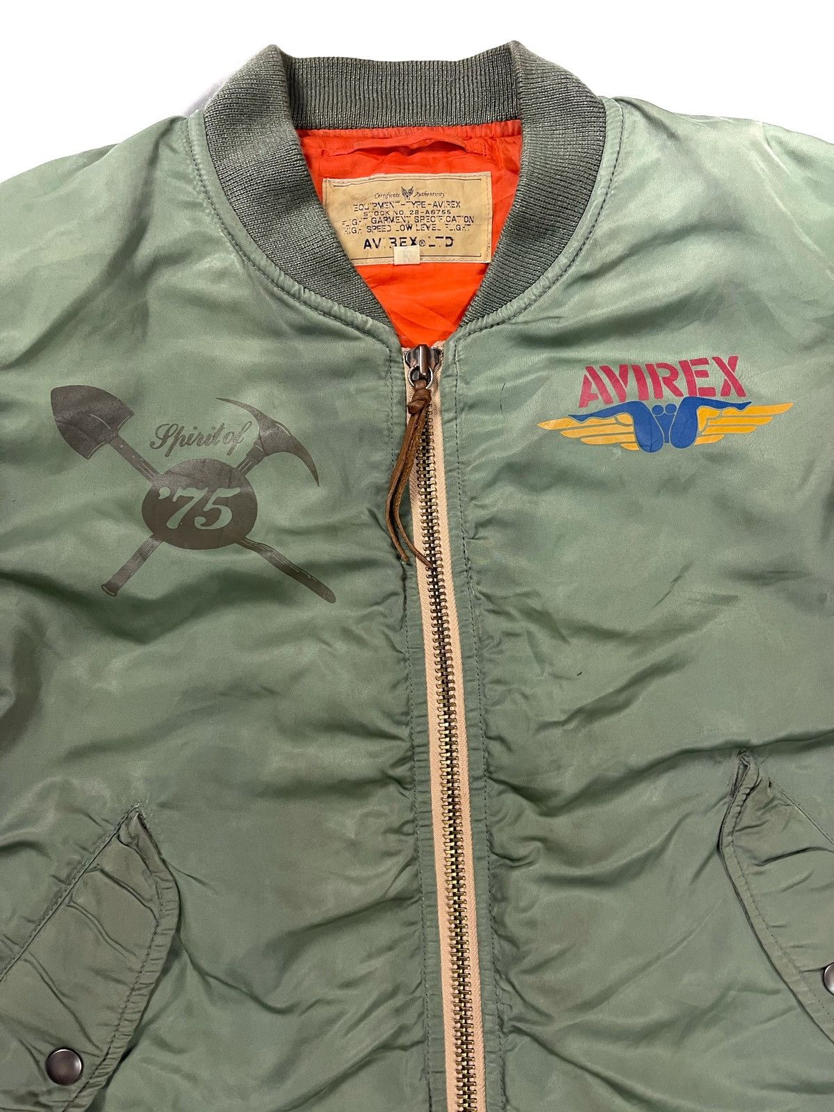 Avirex Flight jacket avirex MA-1 with print us navy Size US M / EU 48-50 / 2 - 4 Thumbnail