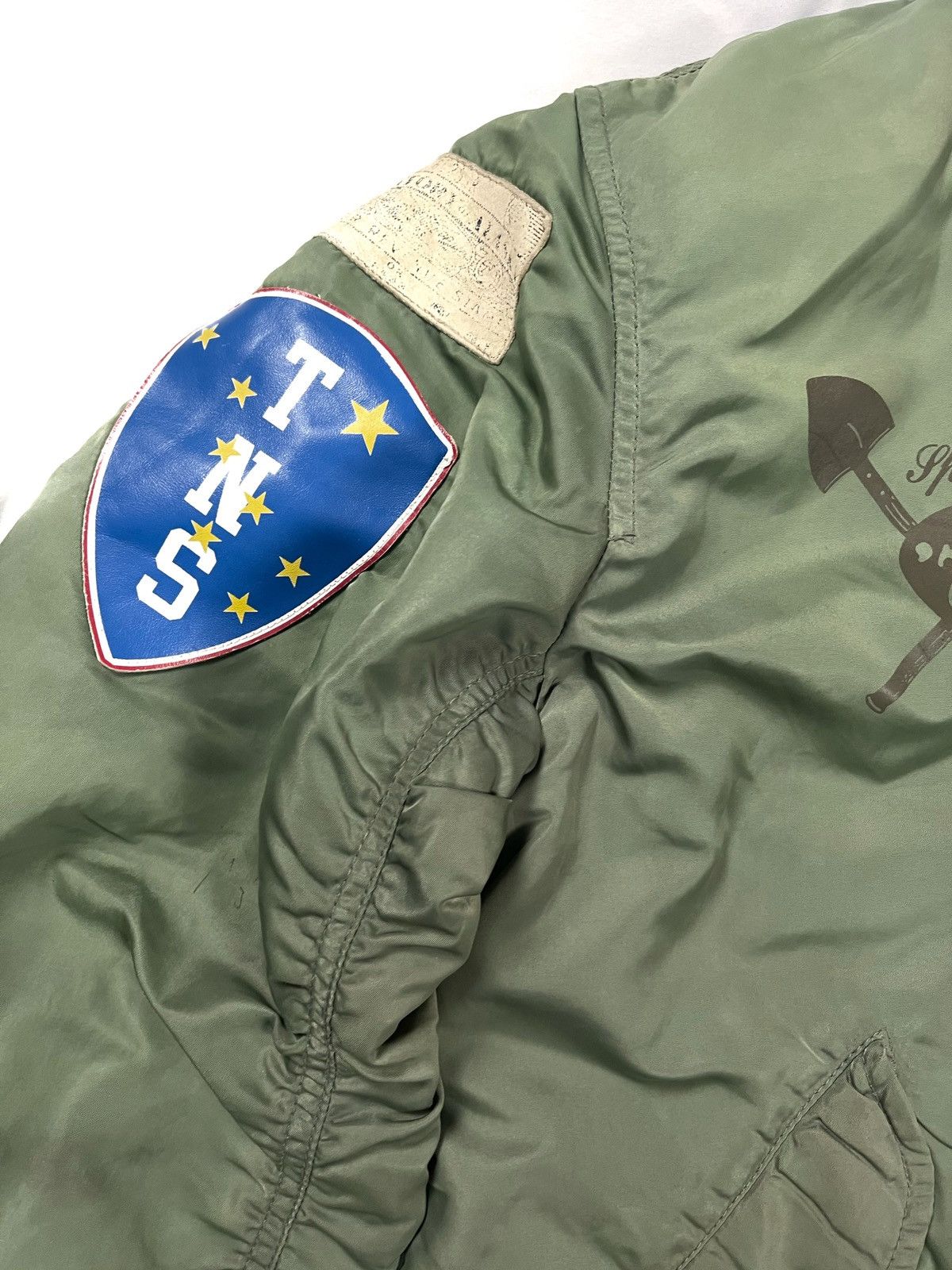 Avirex Flight jacket avirex MA-1 with print us navy Size US M / EU 48-50 / 2 - 7 Thumbnail