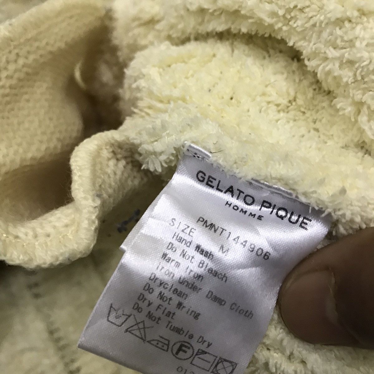Japanese Brand × Vintage Gelato Pique Homme Button Up knit Sweater Size S / US 4 / IT 40 - 8 Thumbnail