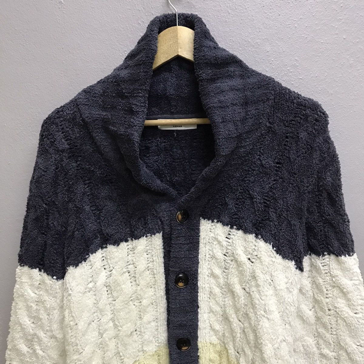 Japanese Brand × Vintage Gelato Pique Homme Button Up knit Sweater Size S / US 4 / IT 40 - 4 Thumbnail