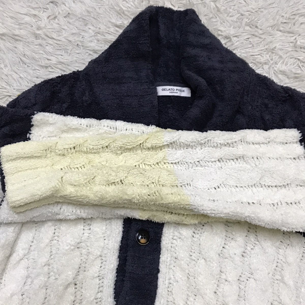 Japanese Brand × Vintage Gelato Pique Homme Button Up knit Sweater Size S / US 4 / IT 40 - 10 Thumbnail