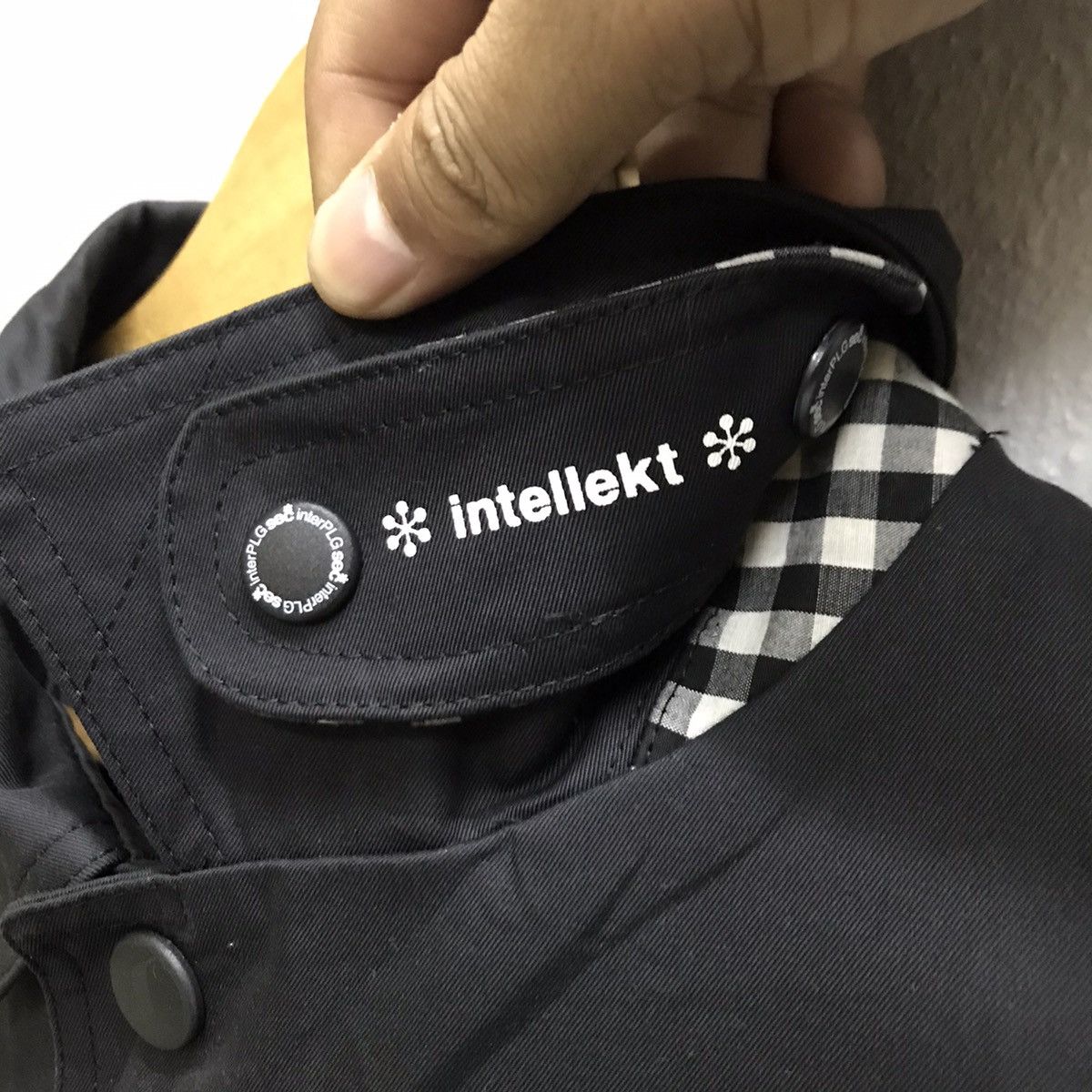 Japanese Brand Sec inter PLG canvas snap button long jacket Size US M / EU 48-50 / 2 - 6 Thumbnail