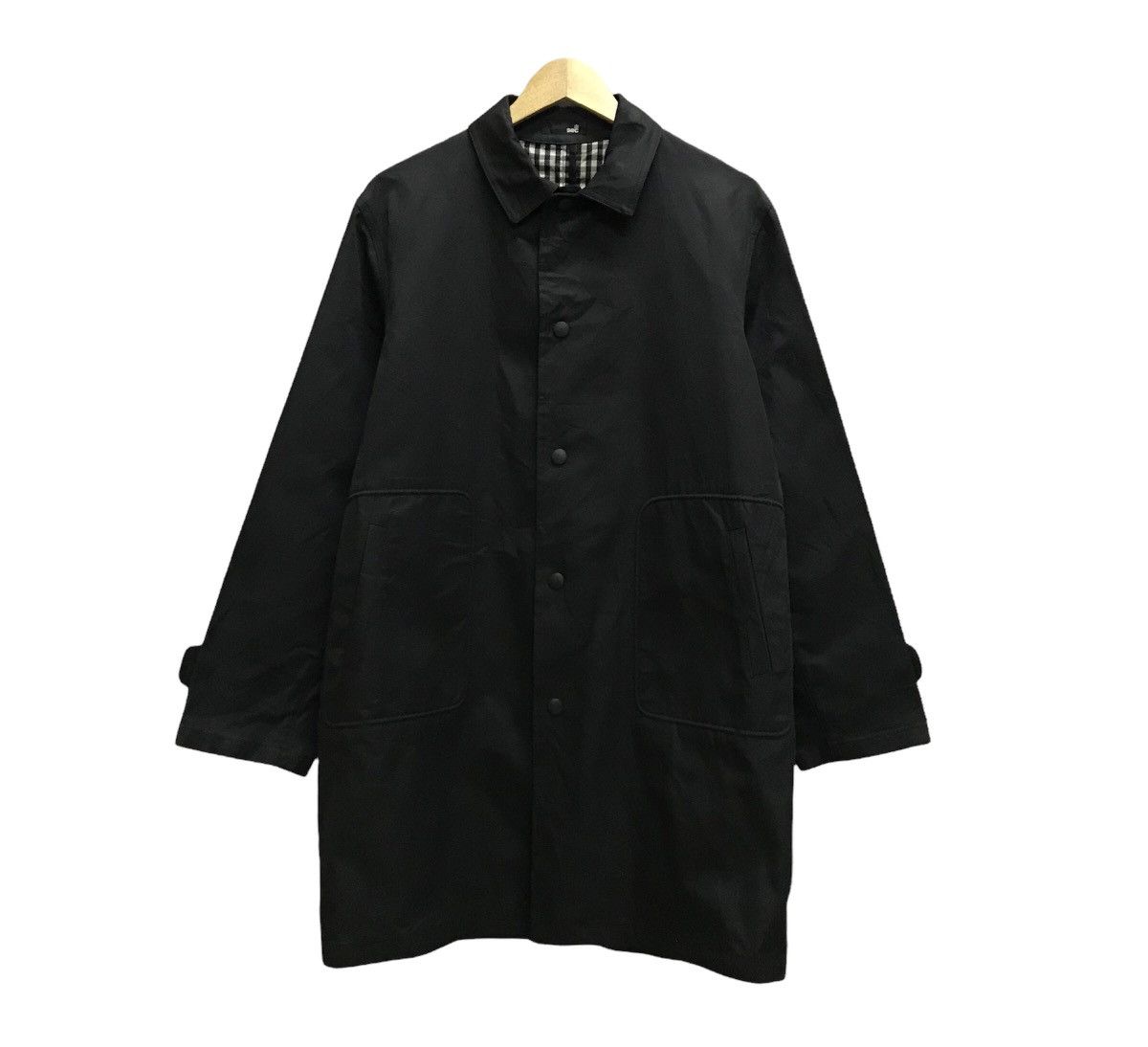 Sec inter PLG canvas snap button long jacket