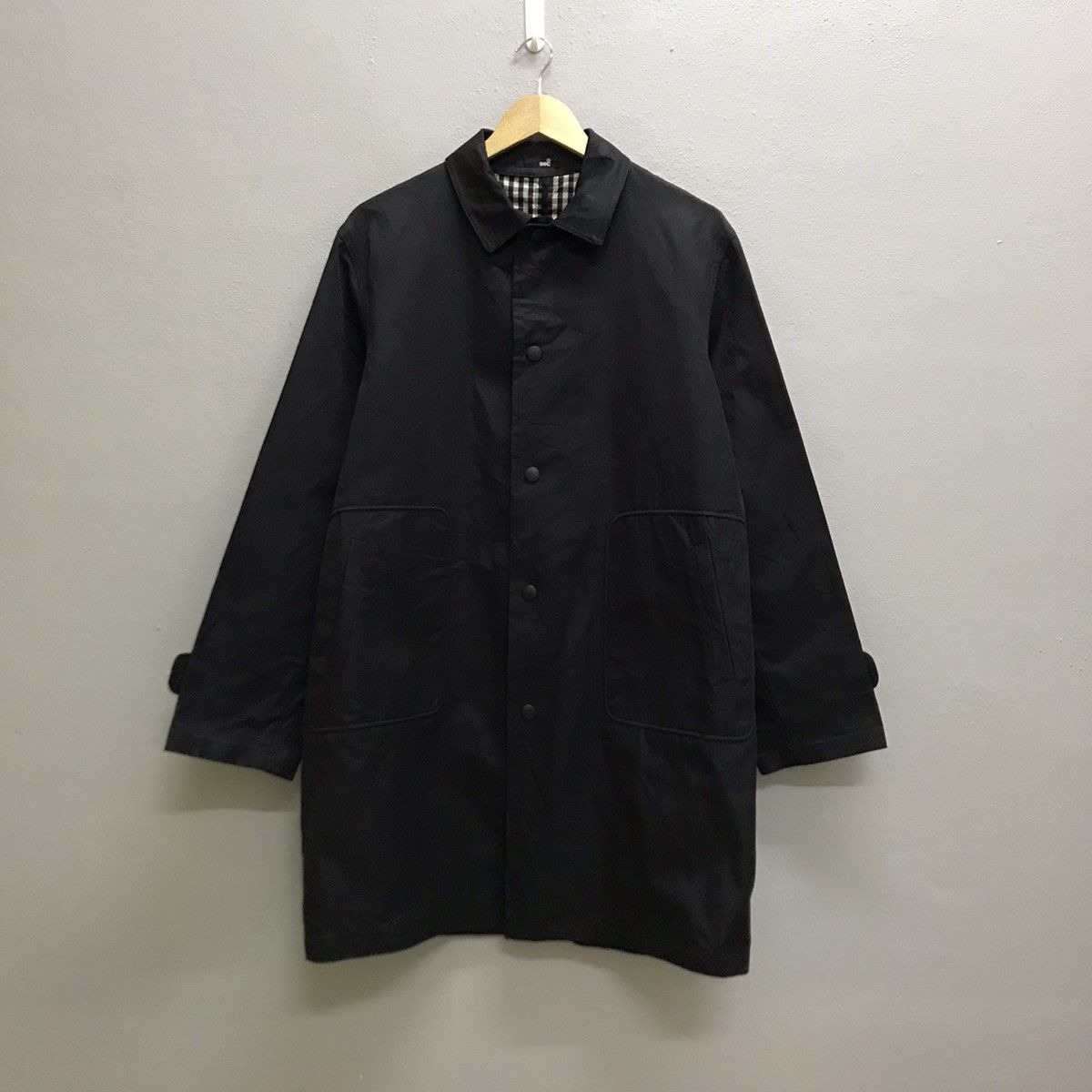 Japanese Brand Sec inter PLG canvas snap button long jacket Size US M / EU 48-50 / 2 - 3 Thumbnail