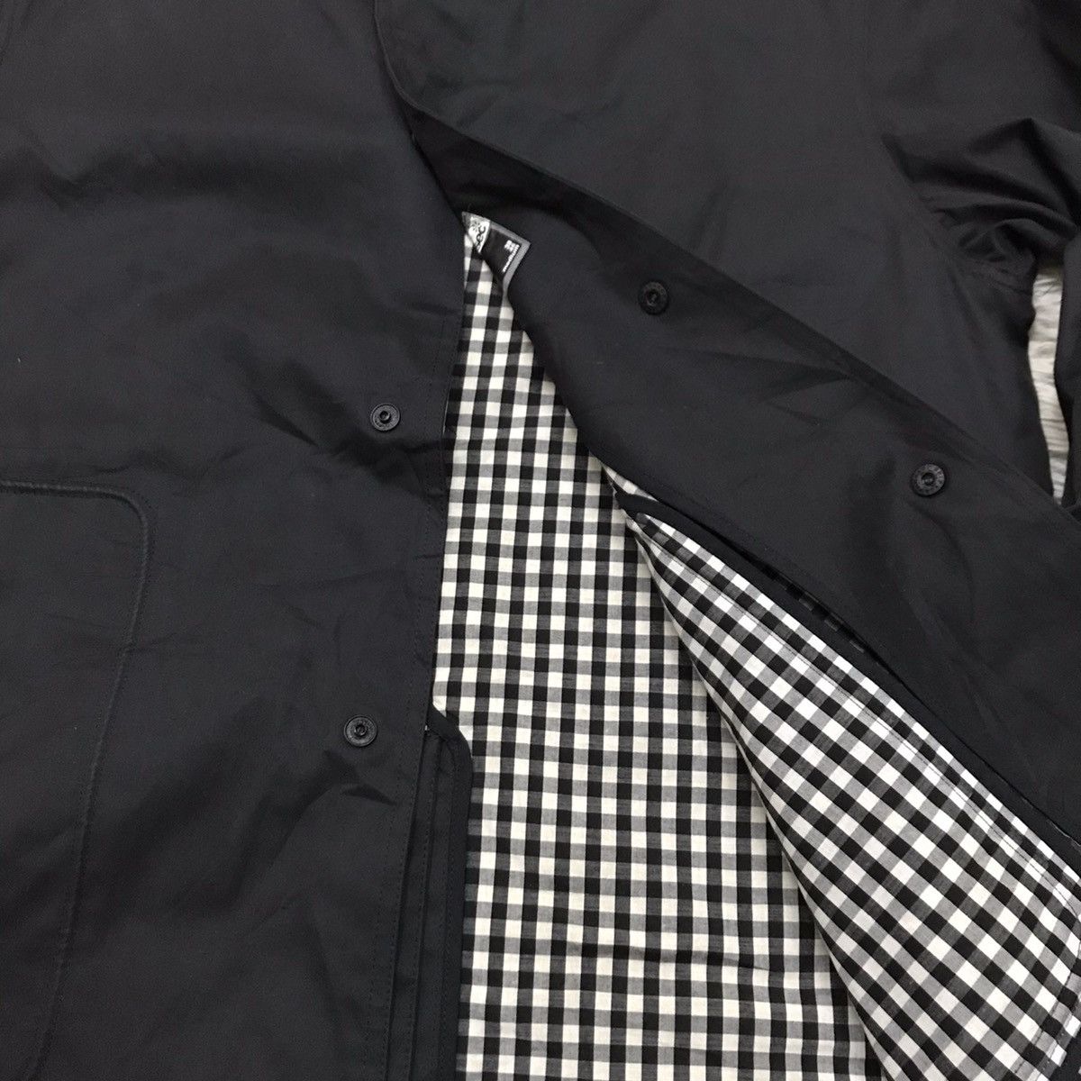 Japanese Brand Sec inter PLG canvas snap button long jacket Size US M / EU 48-50 / 2 - 10 Thumbnail