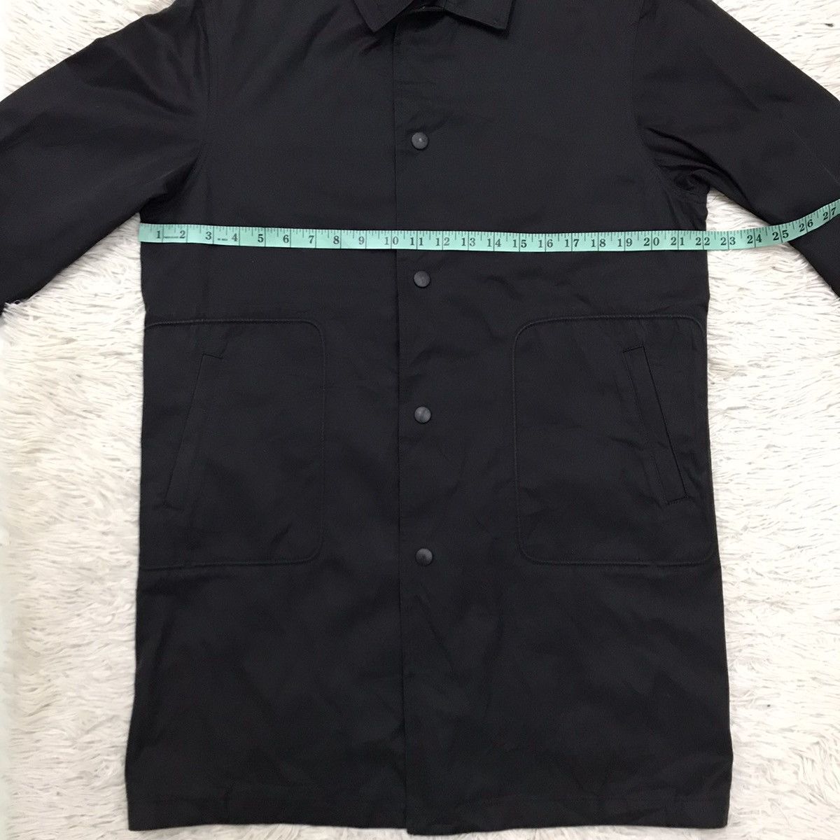 Japanese Brand Sec inter PLG canvas snap button long jacket Size US M / EU 48-50 / 2 - 15 Thumbnail