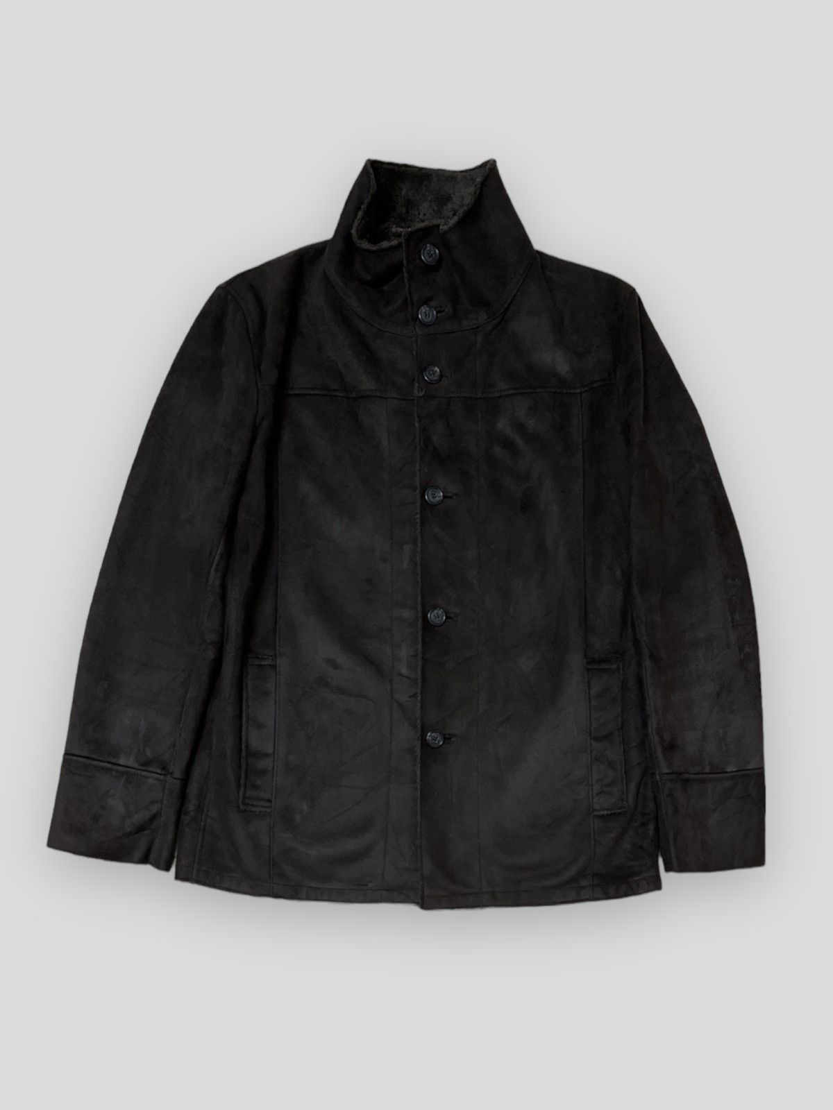 image of Send Offer Japan Designer Ined Yohji Yamamoto Suede Jacket in Brown, Men's (Size Medium)