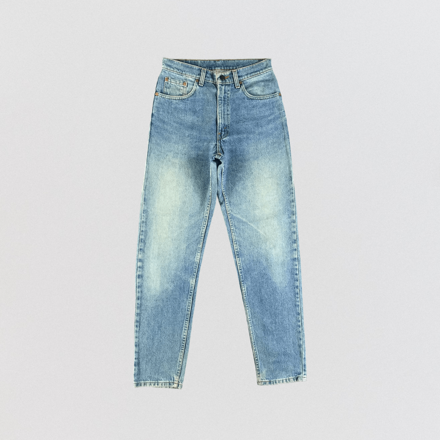 image of 90's Vintage Blue Wash Levis 610 Jeans-Jm3330, Women's (Size 29)