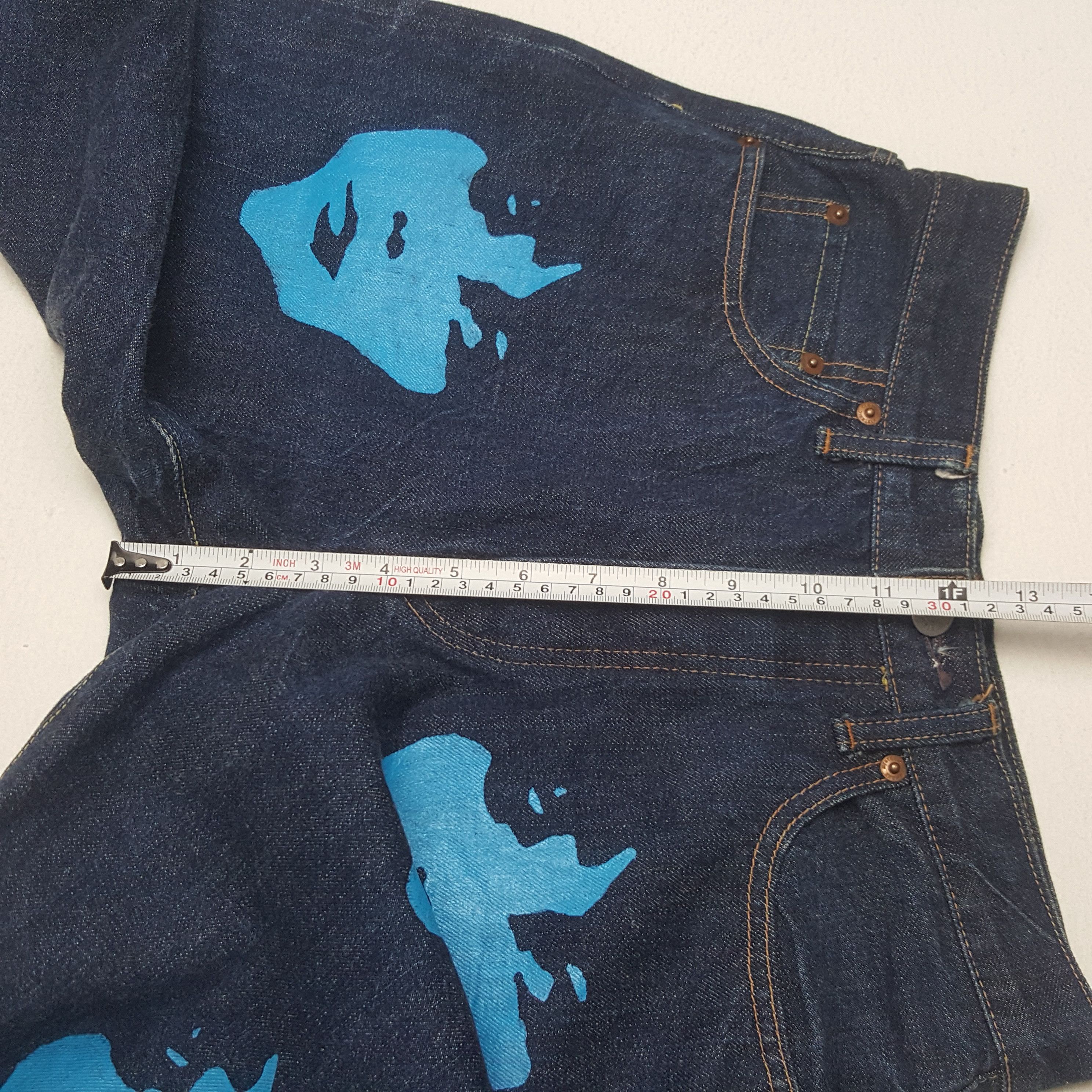 Hysteric Glamour × Vintage Vintage Hysteric Glamour Custom Rare Design Denim Size US 27 - 8 Thumbnail