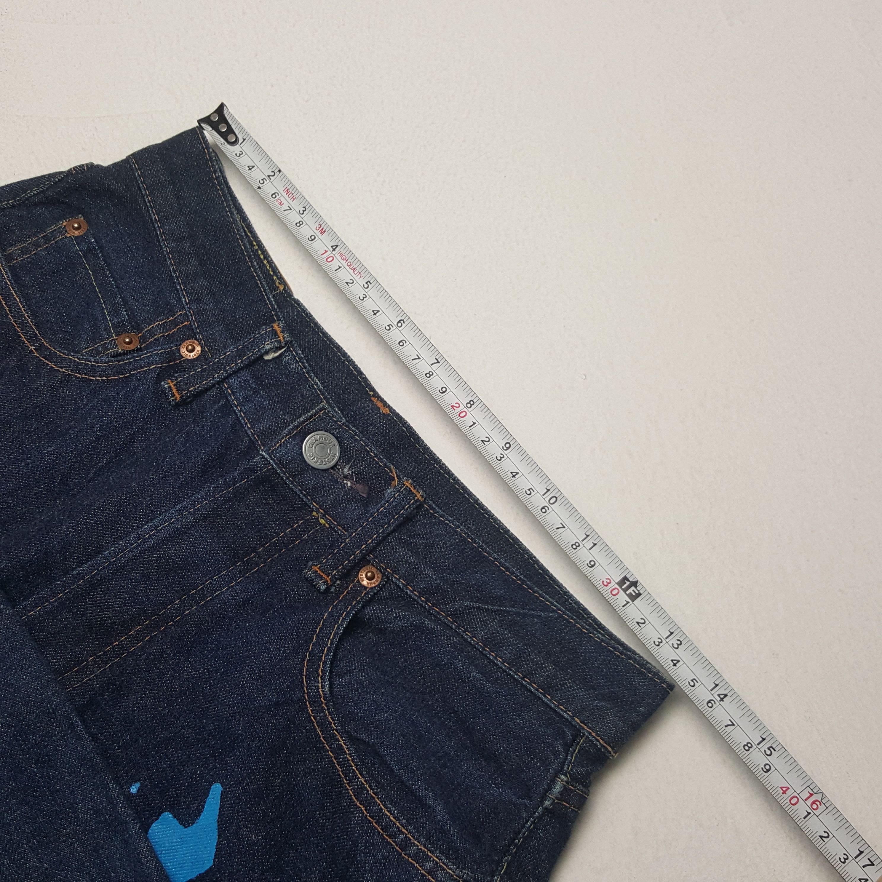 Hysteric Glamour × Vintage Vintage Hysteric Glamour Custom Rare Design Denim Size US 27 - 7 Thumbnail