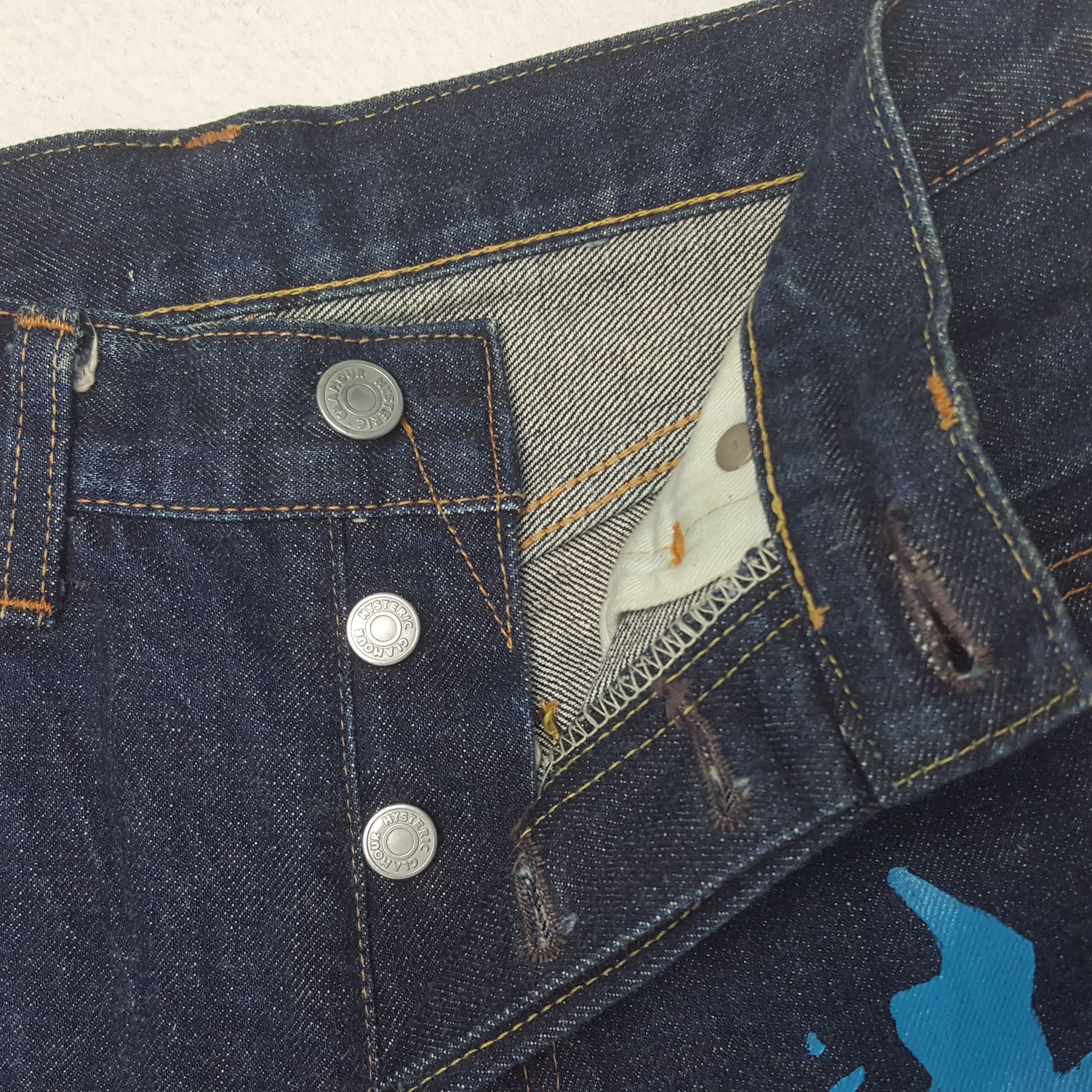 Hysteric Glamour × Vintage Vintage Hysteric Glamour Custom Rare Design Denim Size US 27 - 13 Thumbnail