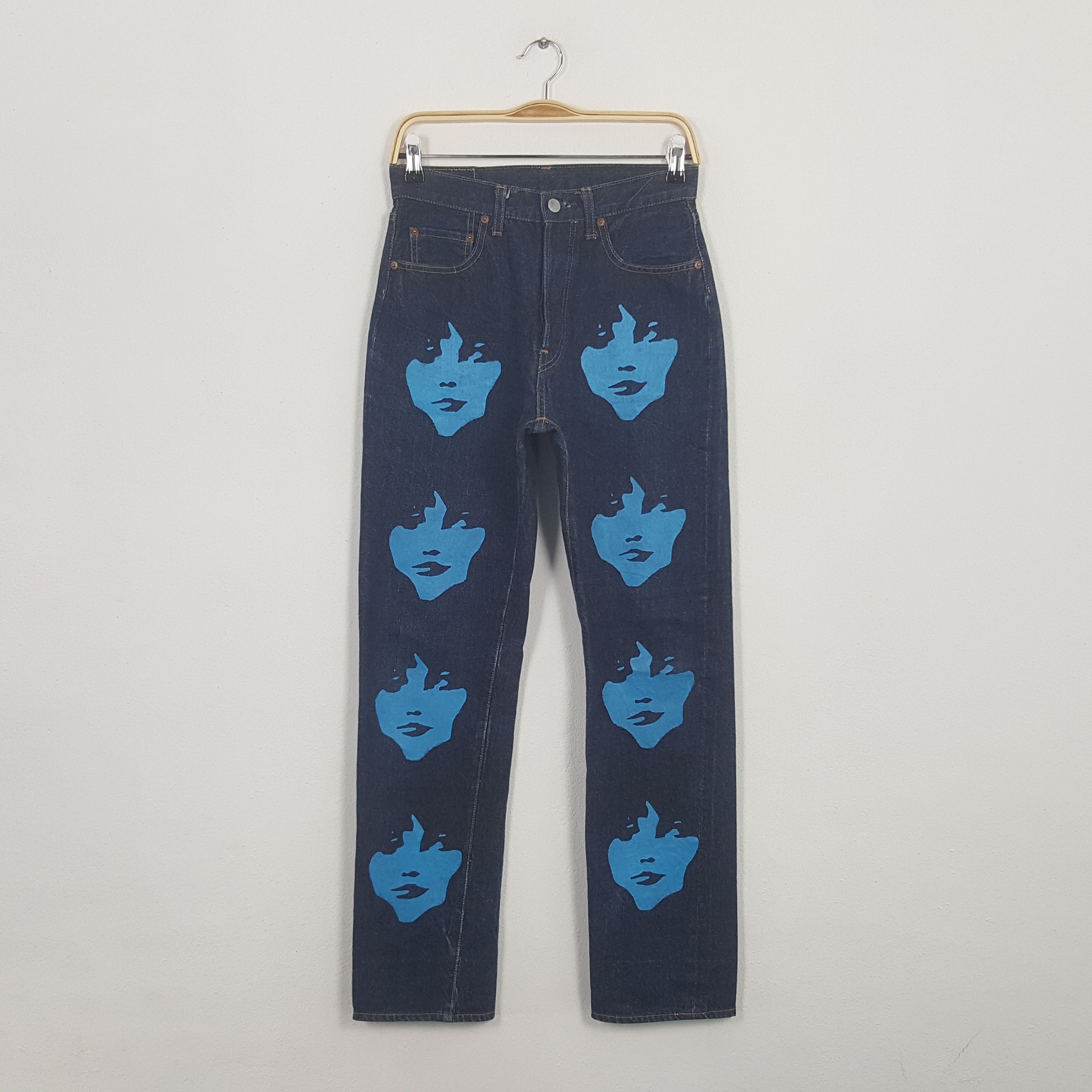 Hysteric Glamour × Vintage Vintage Hysteric Glamour Custom Rare Design Denim Size US 27 - 1 Thumbnail