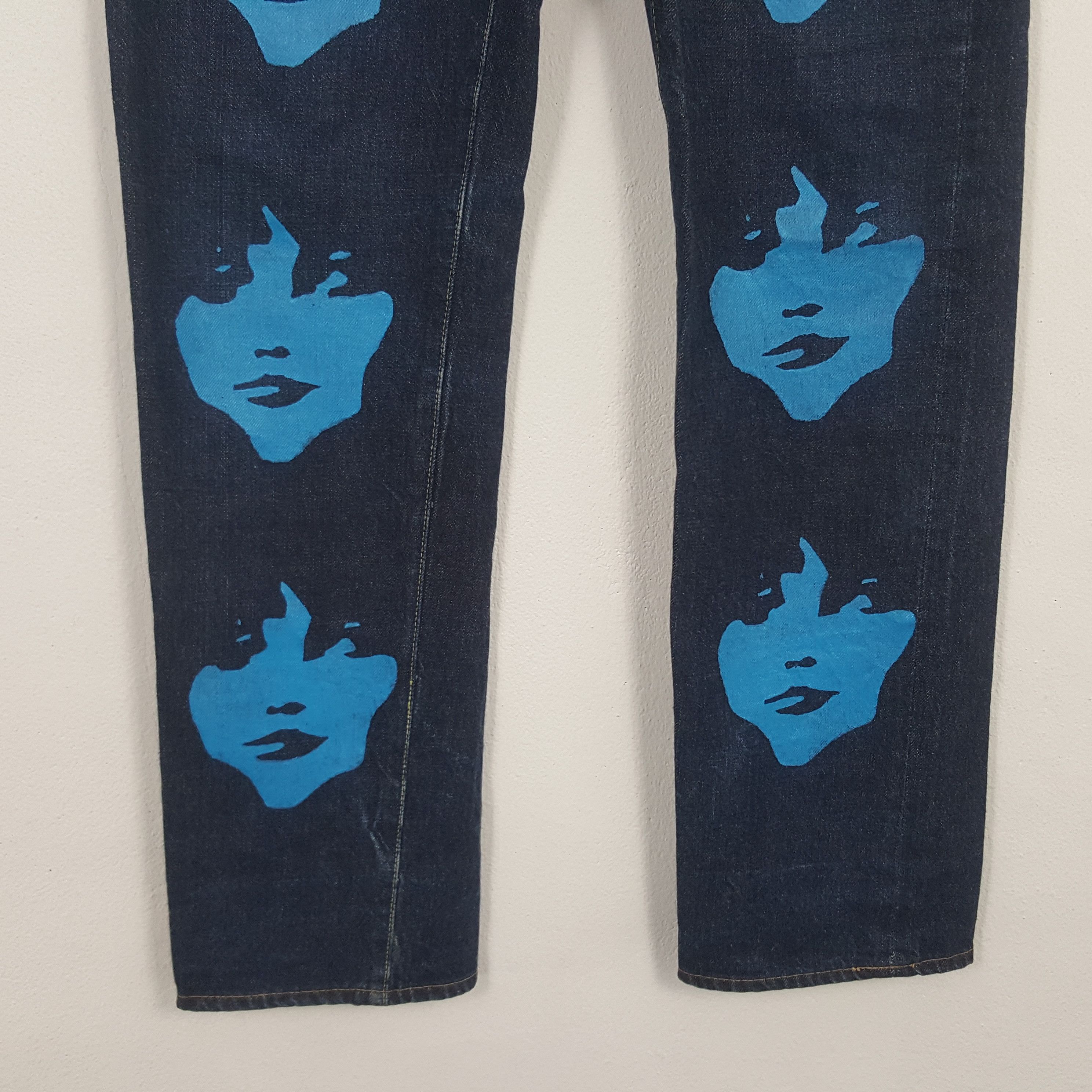 Hysteric Glamour × Vintage Vintage Hysteric Glamour Custom Rare Design Denim Size US 27 - 3 Thumbnail