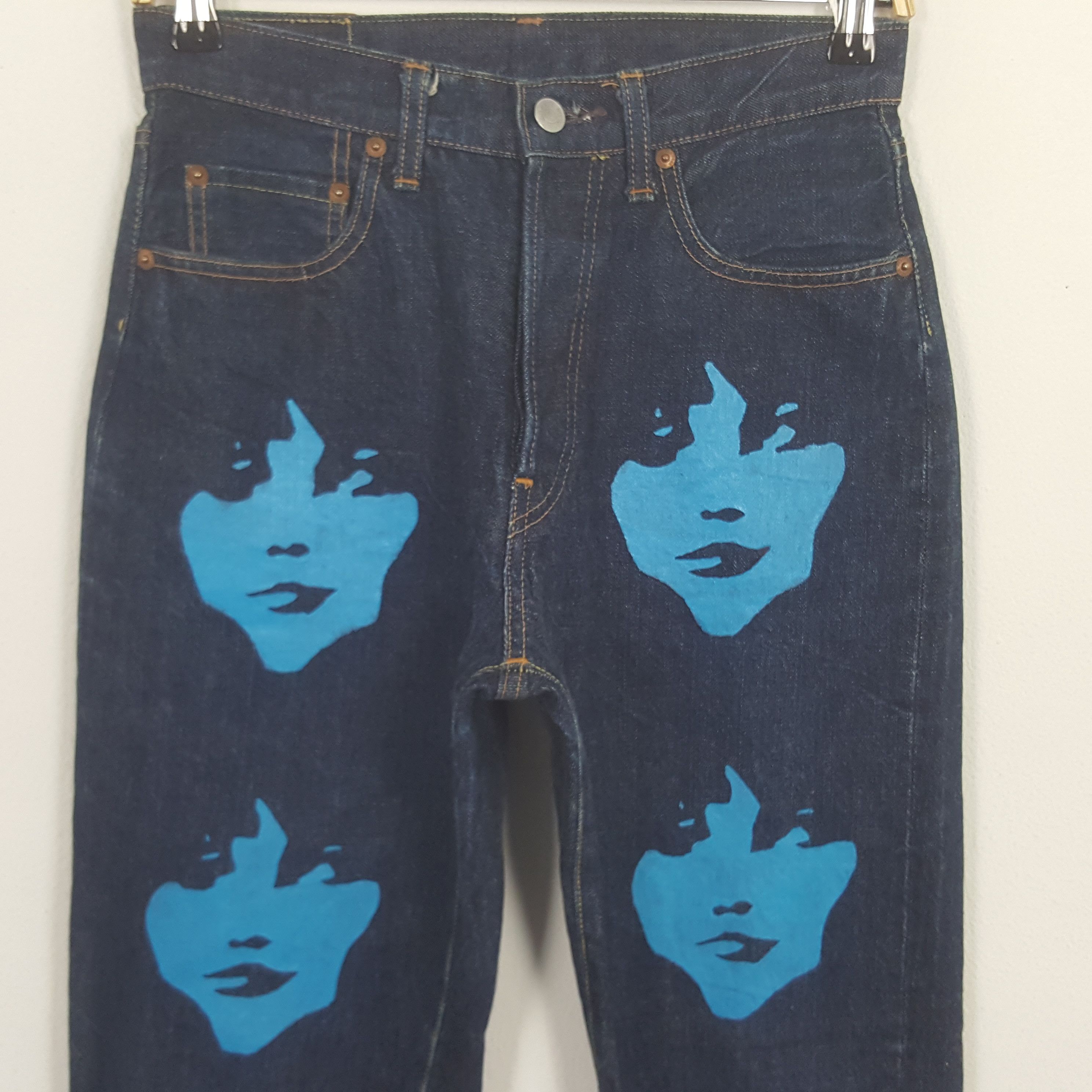 Hysteric Glamour × Vintage Vintage Hysteric Glamour Custom Rare Design Denim Size US 27 - 2 Thumbnail