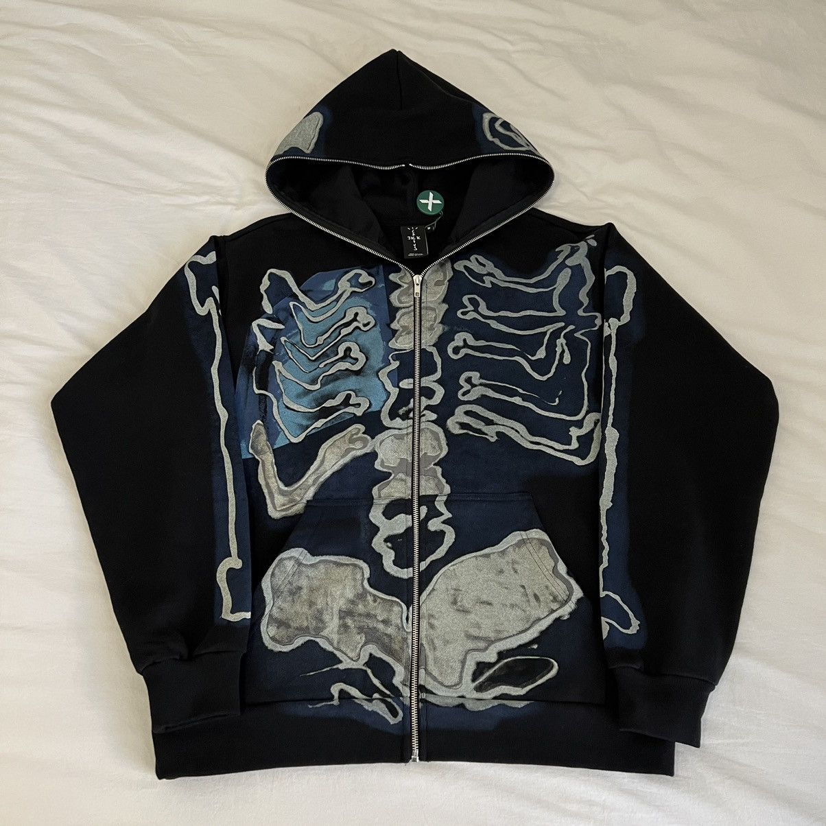 travis scott fragment skeleton hoodie