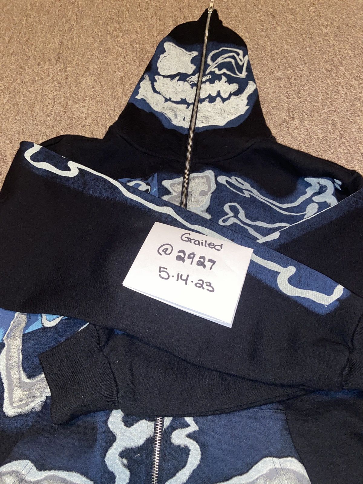 travis scott fragment skeleton hoodie
