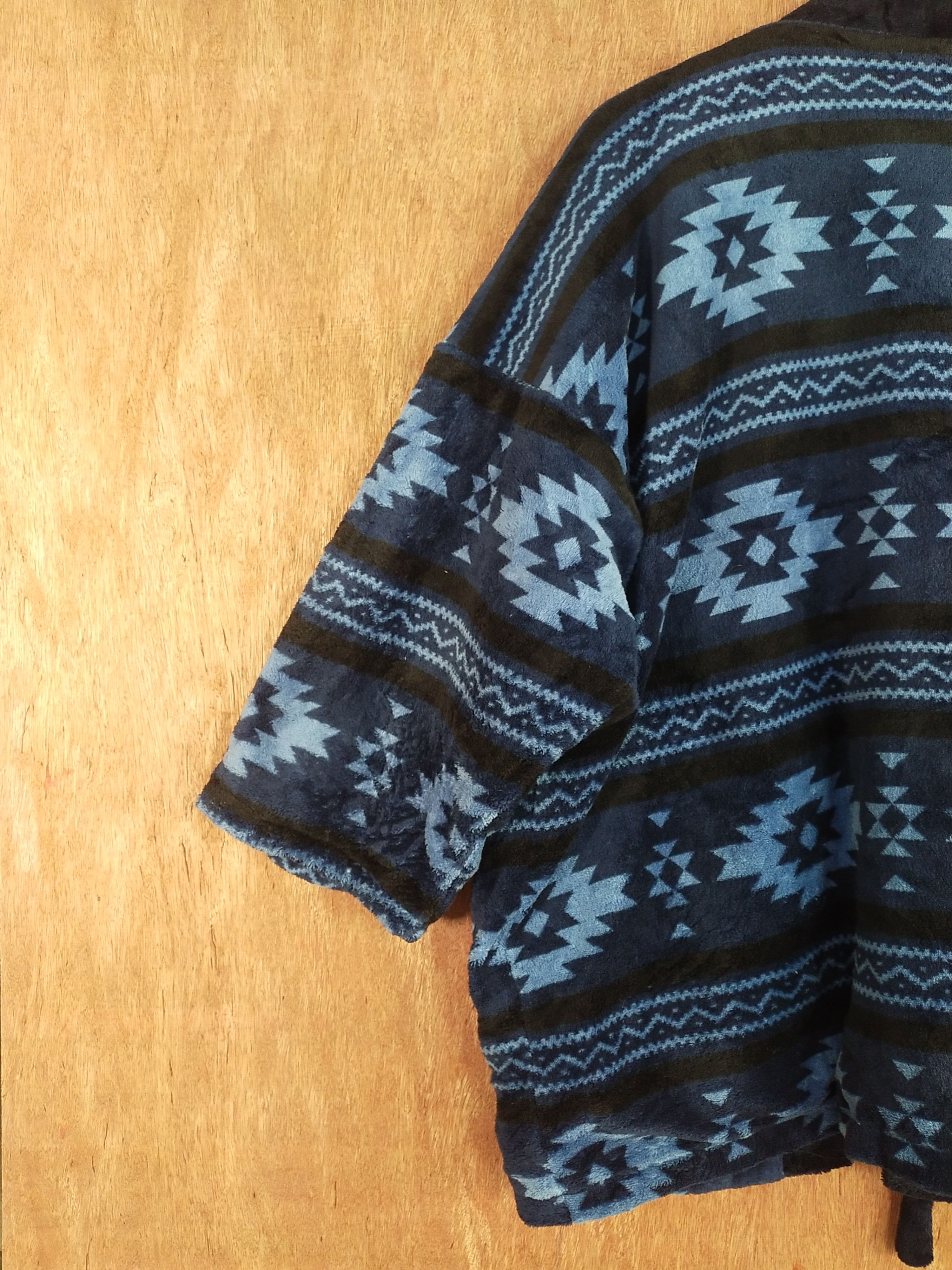 Japanese Brand Japan navajo kimono Blue/black cardigan #S100 Size US XL / EU 56 / 4 - 11 Thumbnail