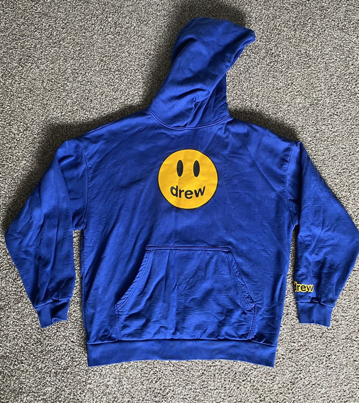 image of Drew House Mascot Hoodie Ink Large Gently Used in Navy, Men's