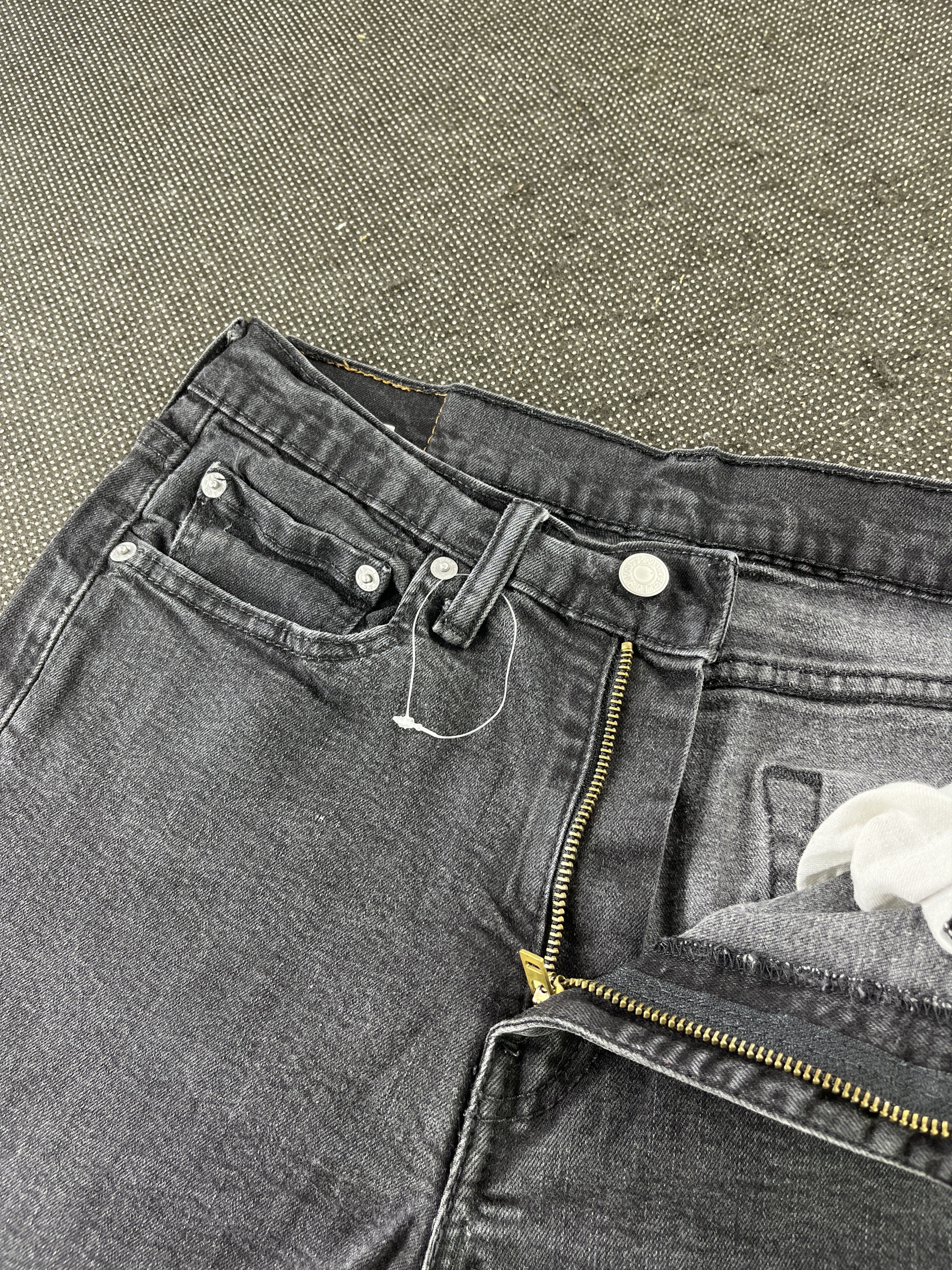 Levi's × Vintage Vintage Levis 514 Slim Fit Black Jeans - J088 Size US 30 / EU 46 - 5 Thumbnail