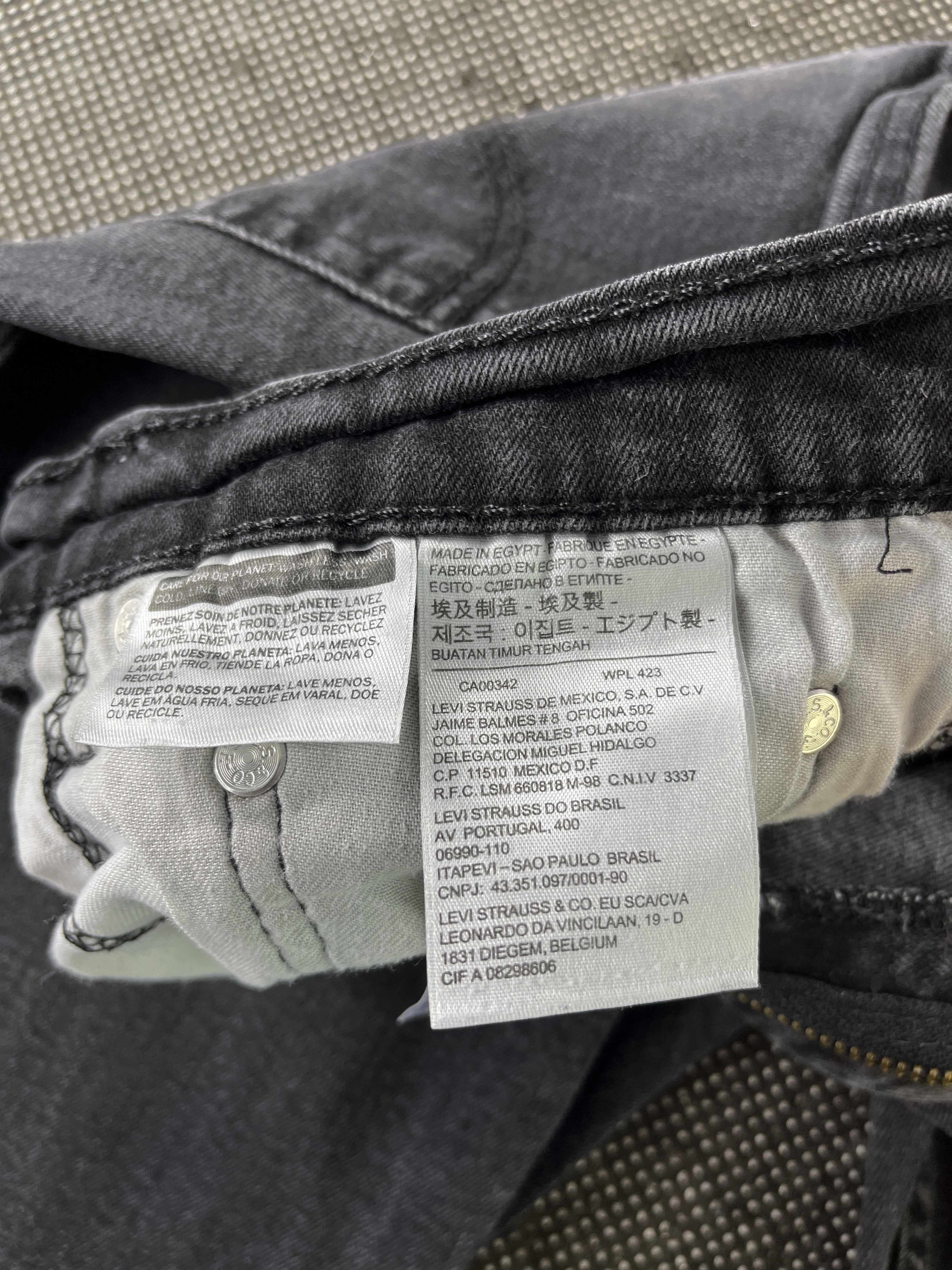 Levi's × Vintage Vintage Levis 514 Slim Fit Black Jeans - J088 Size US 30 / EU 46 - 6 Thumbnail