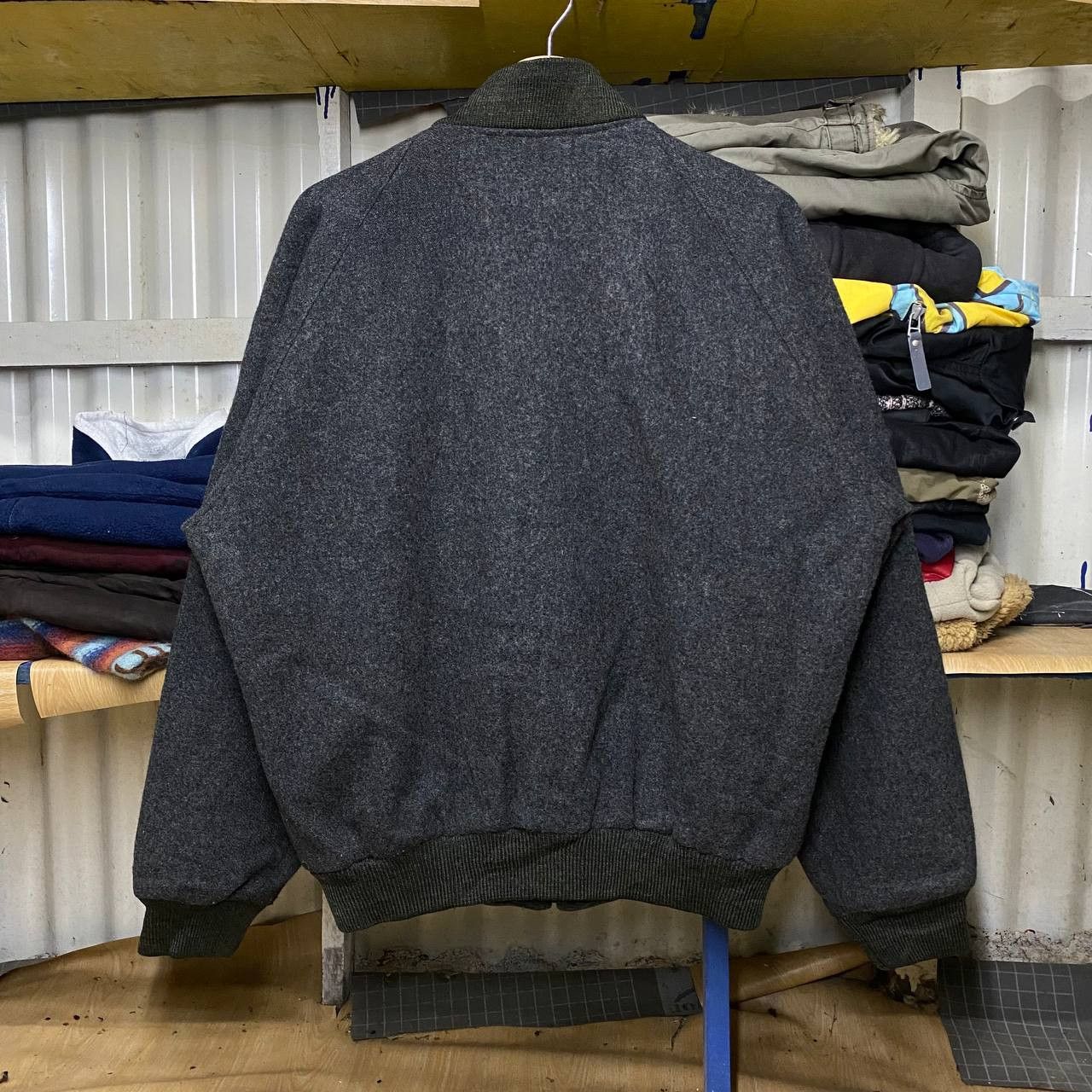 Japanese Brand × Vintage Vintage ARTHURS BEING WOOL Bomber Jacket Size US L / EU 52-54 / 3 - 7 Thumbnail